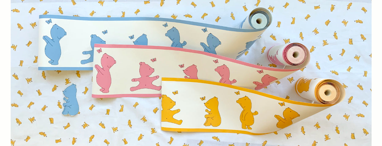 Vintage Poppy Wallpaper Borders