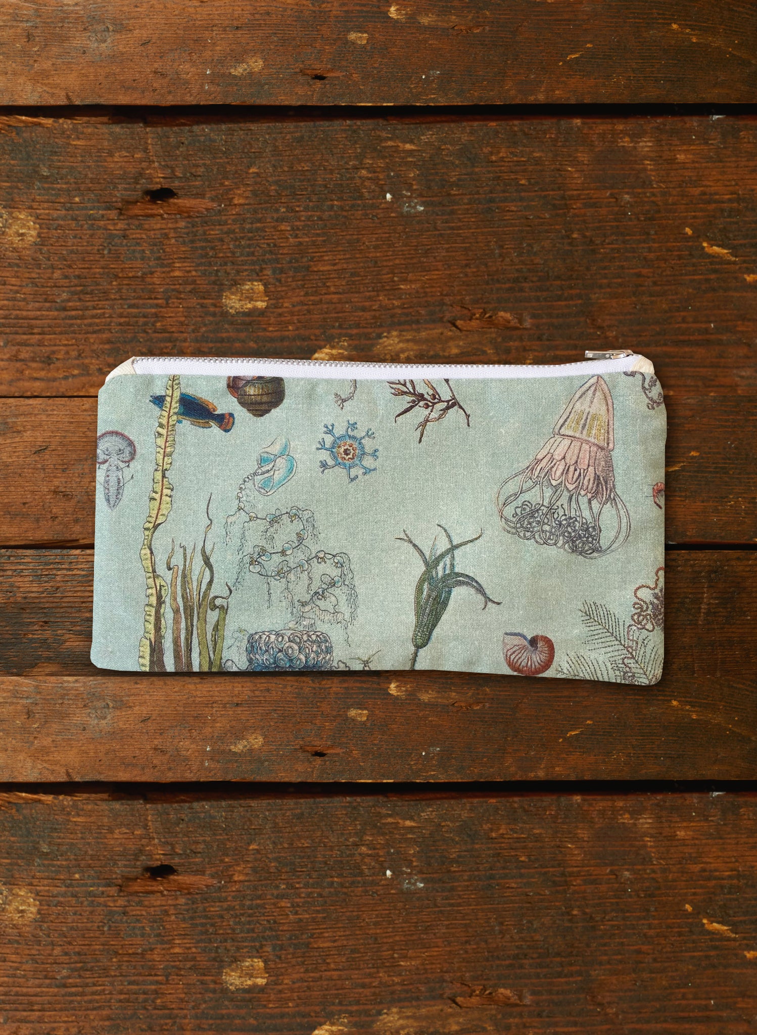 Zip Pouch - Medium - Ocean Jelly Fish