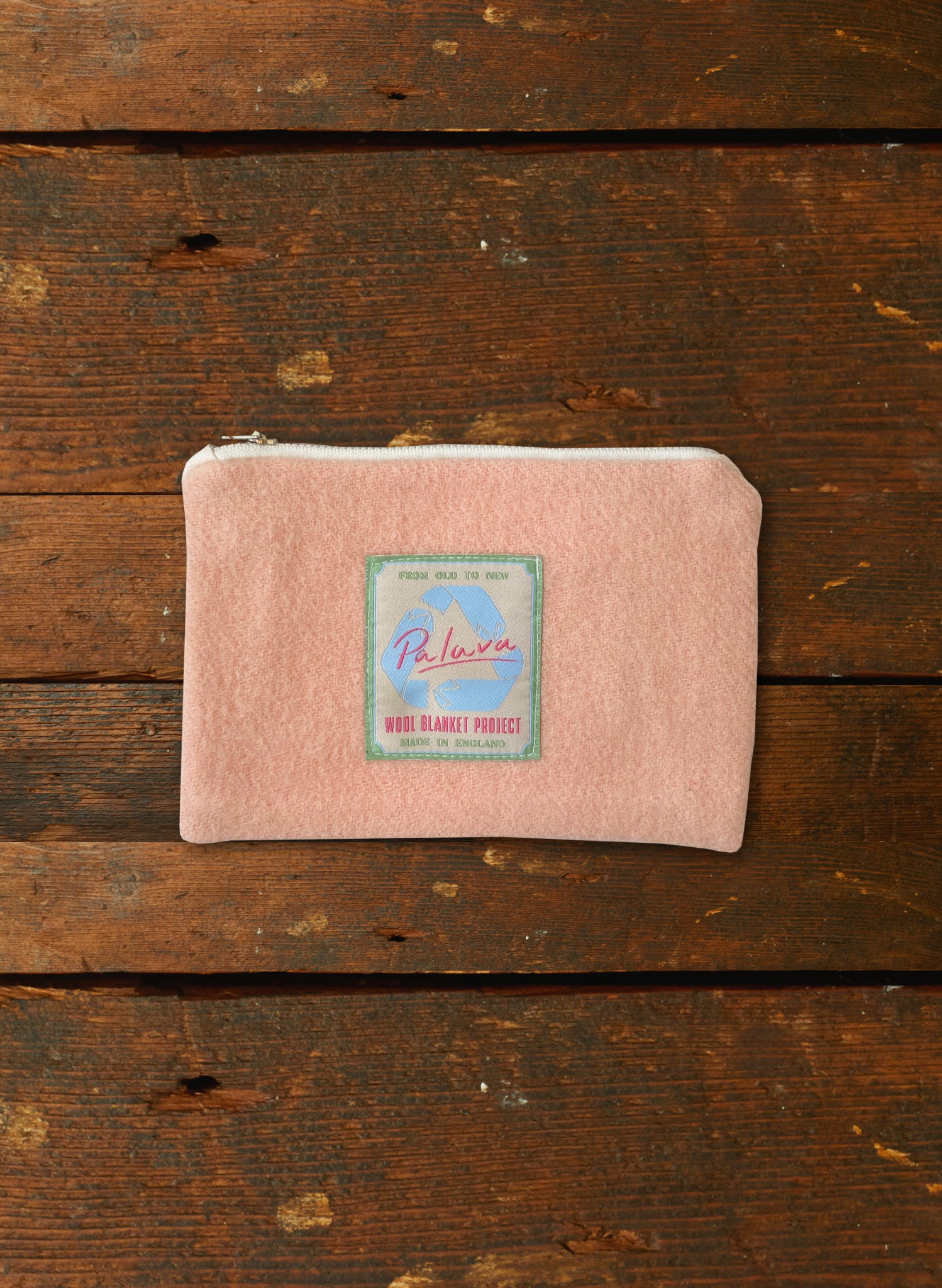 Zip Pouch - Small - Ivory Coral Migration