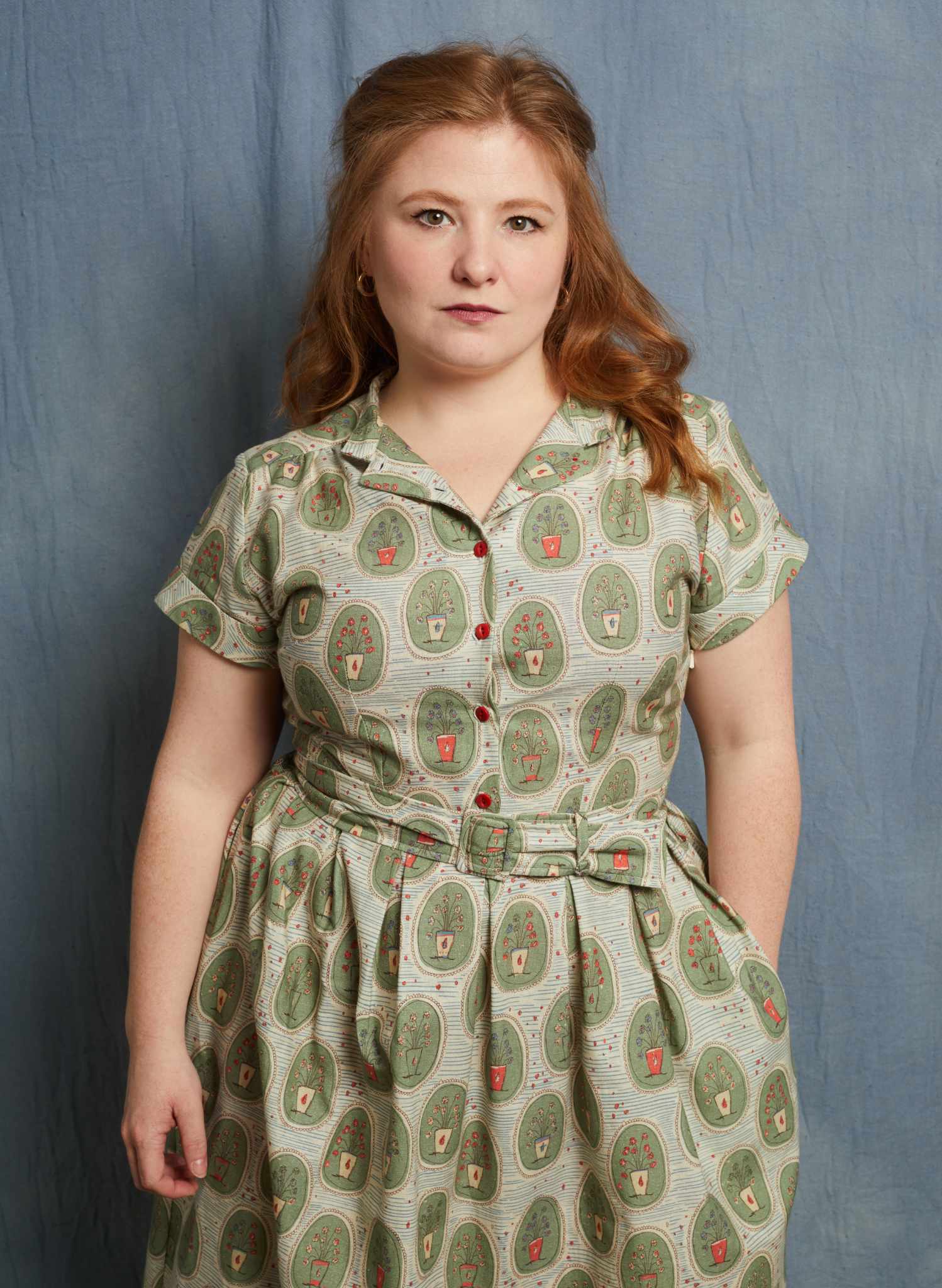 Louise Dress - Green Pot Plants