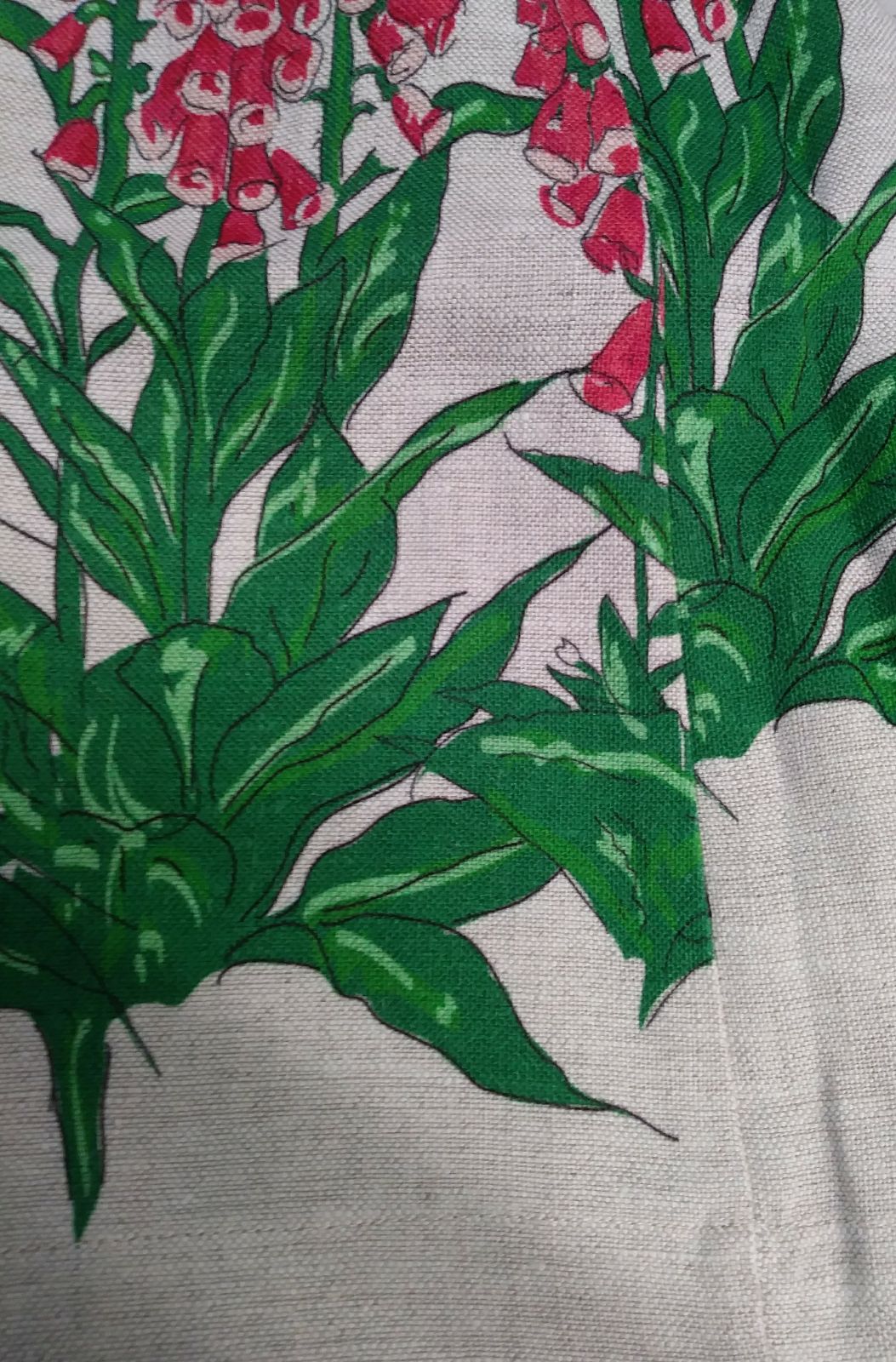 Archive Sale - Size M - Mabel Dress - Foxgloves Natural Linen