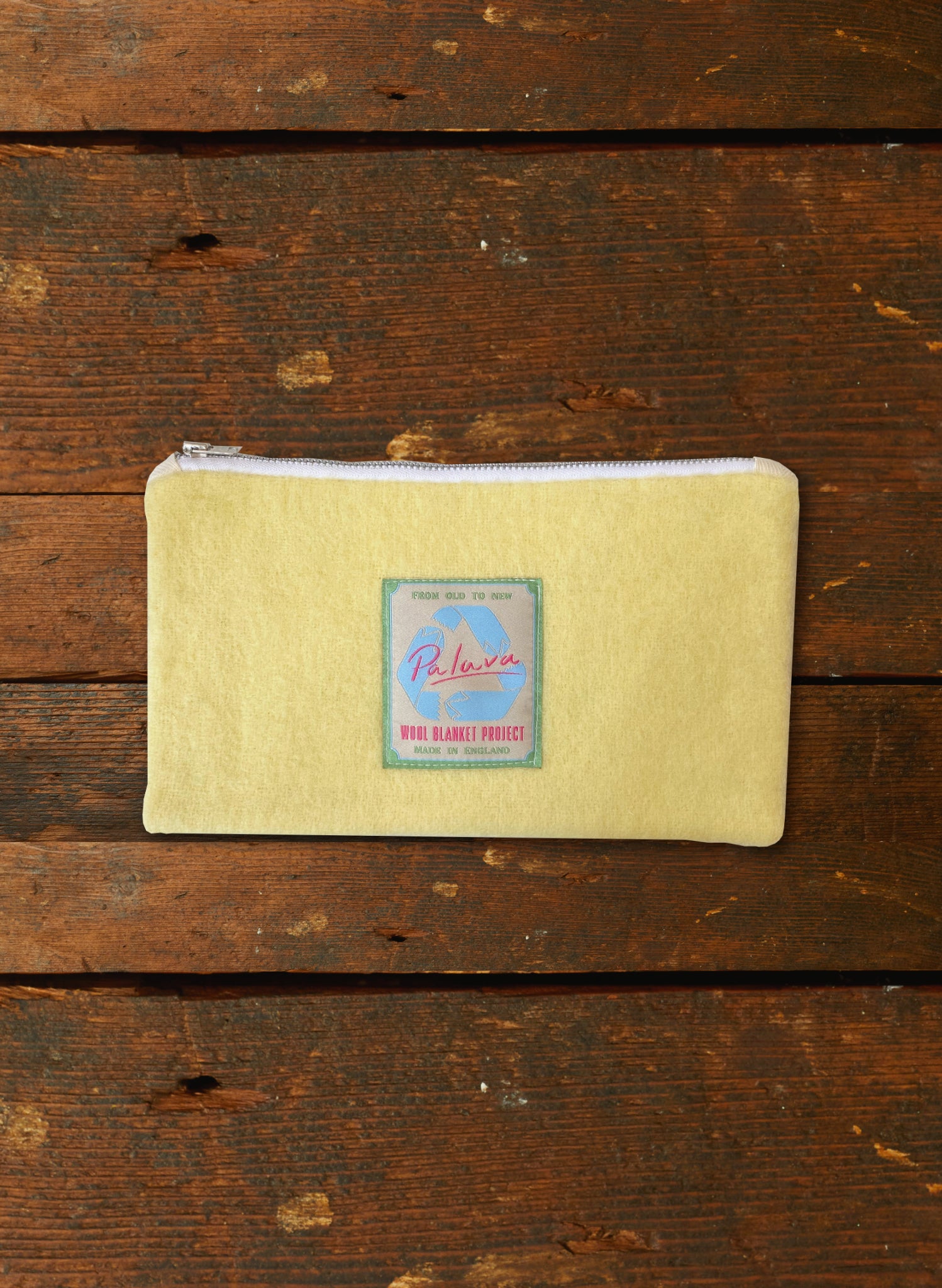 Zip Pouch - Medium - Cream Coral Reef