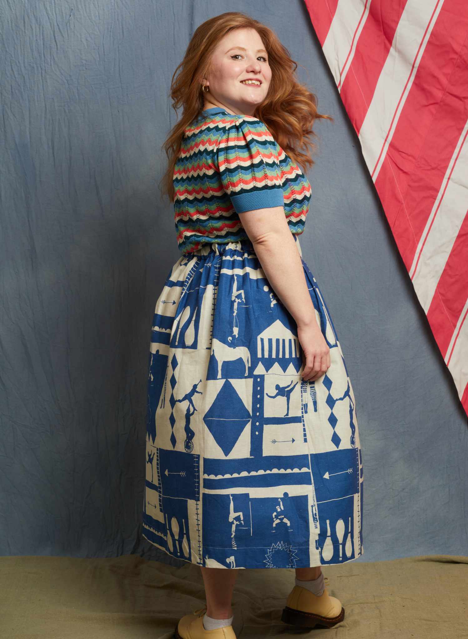 Florence Skirt - Blue Circus Sports