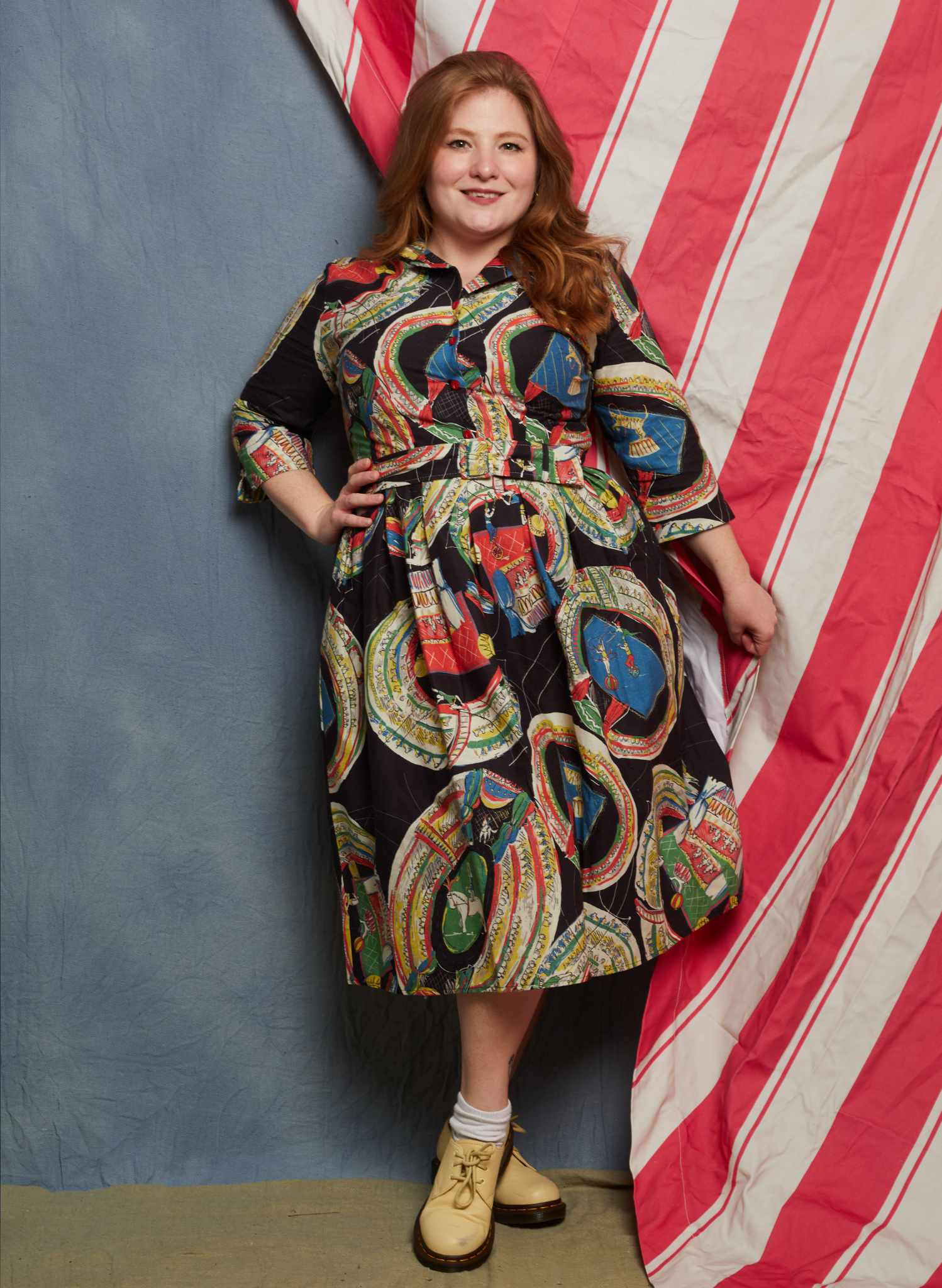 Cynthia Dress - Black Big Top