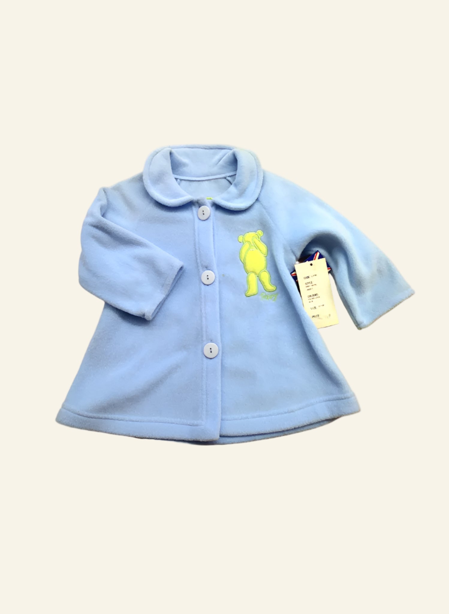 Swing Jacket - 12-18M - Baby Blue Bear