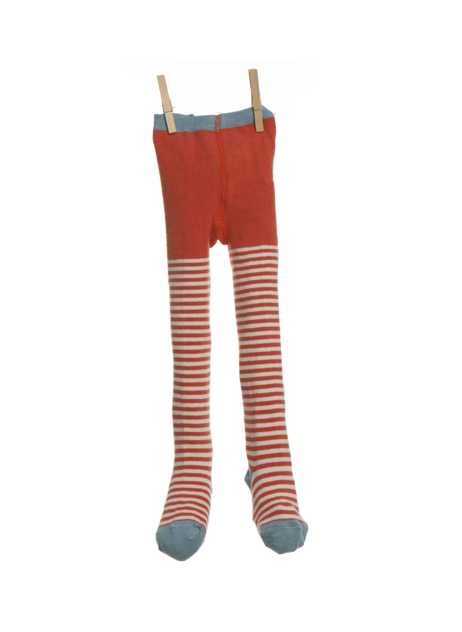 Baby / Toddler Tights - Orange/Cream Stripe