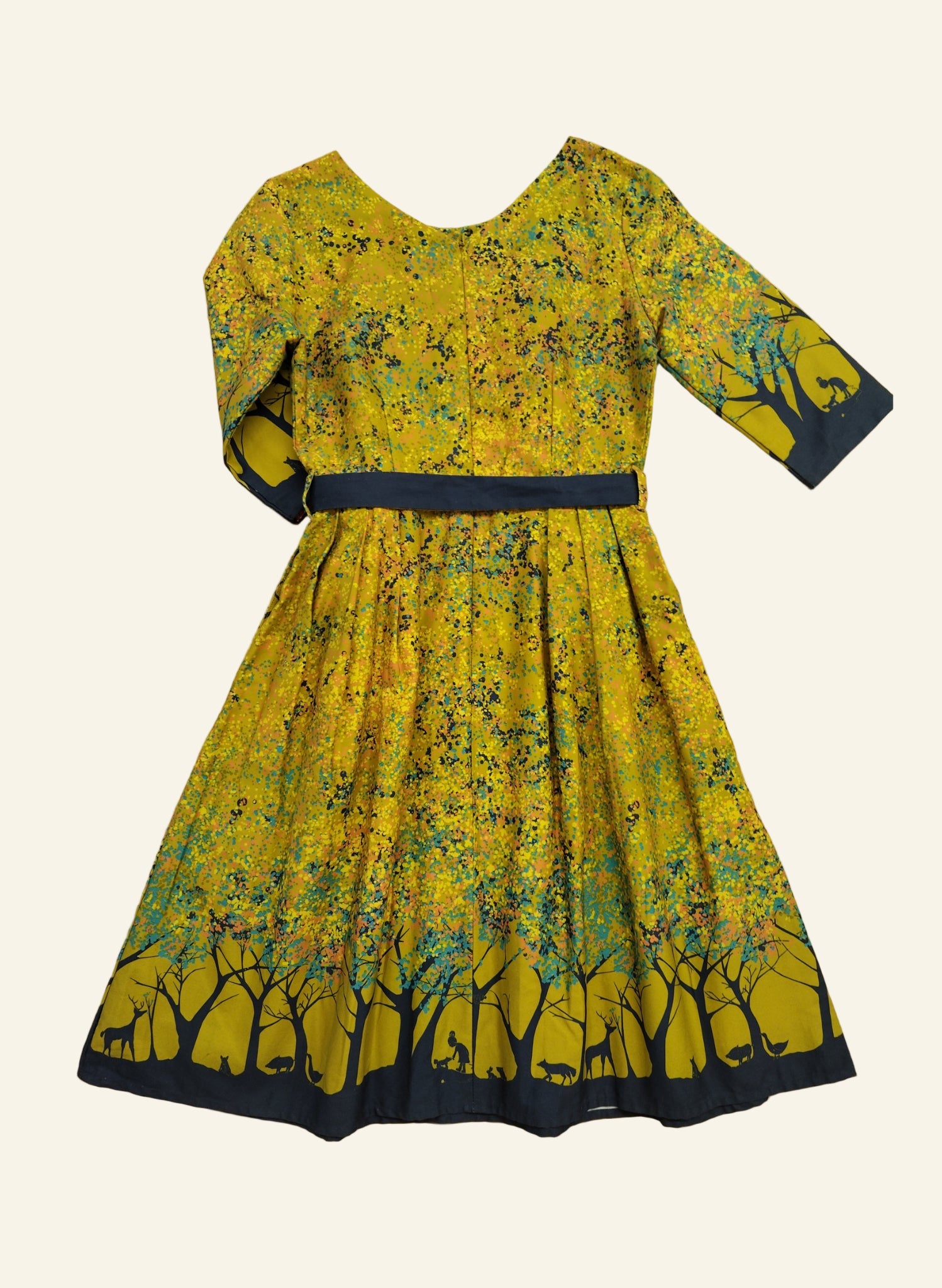 PRE LOVED - Beatrice Mustard Forest