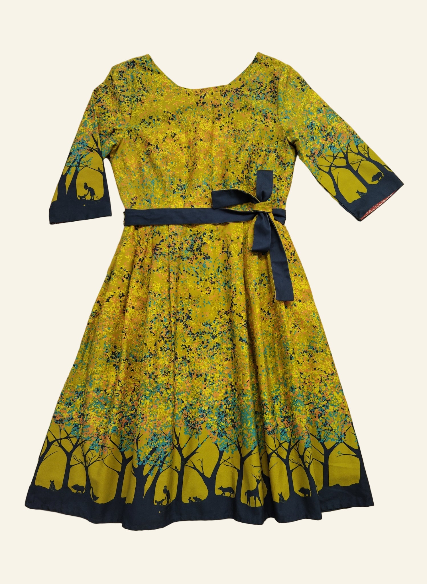 PRE LOVED - Beatrice Mustard Forest