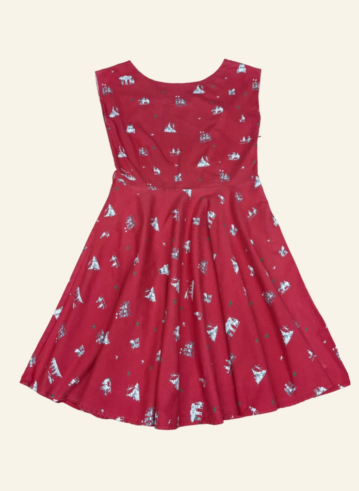 PRE LOVED - Beatrice - Red Tea Party - Size 18