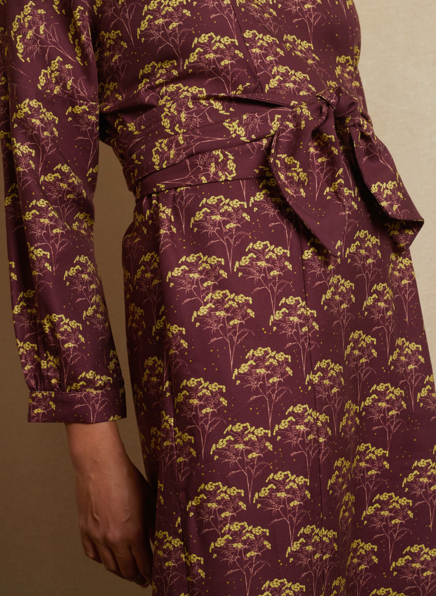 Beryl - Blackcurrant Tansy Dress