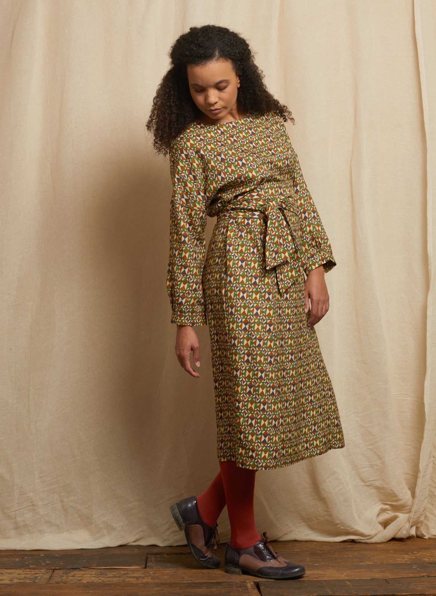 Beryl - Green Chequer