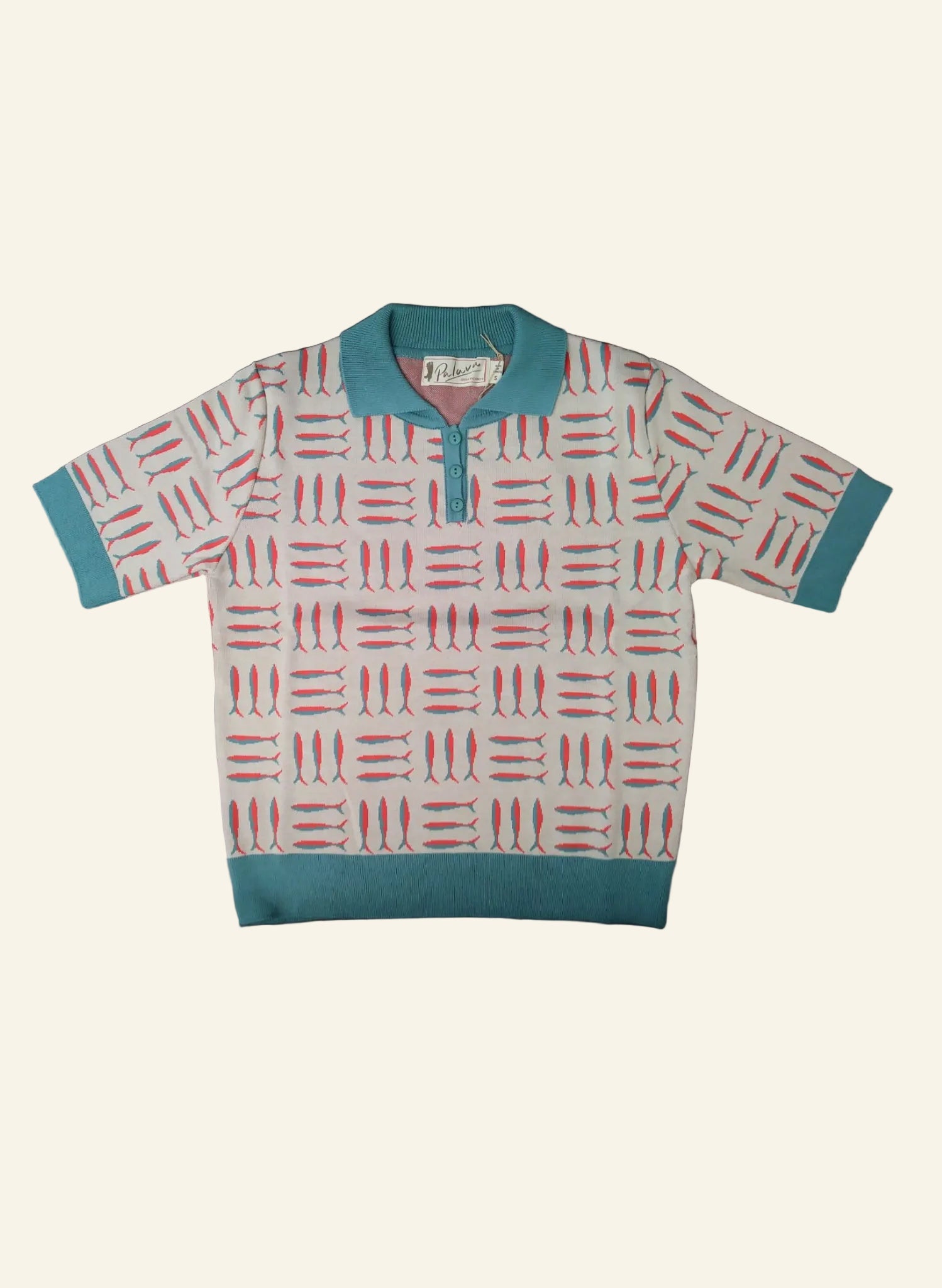 Archive Sale - Size S - Billie - Cream Sardines Top