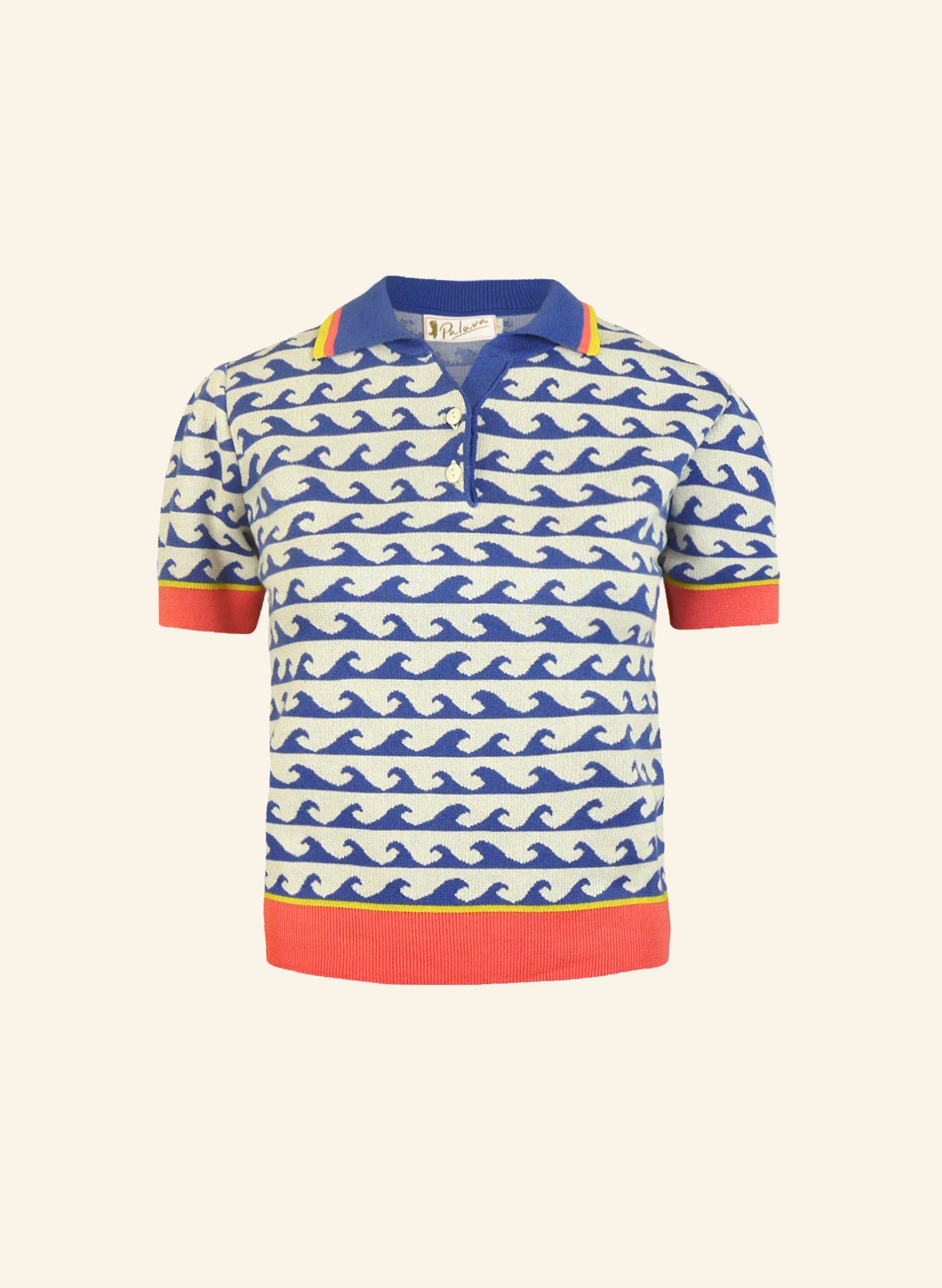 Archive Sale - Size S - Billie Knitted Cotton Top - Blue Wave