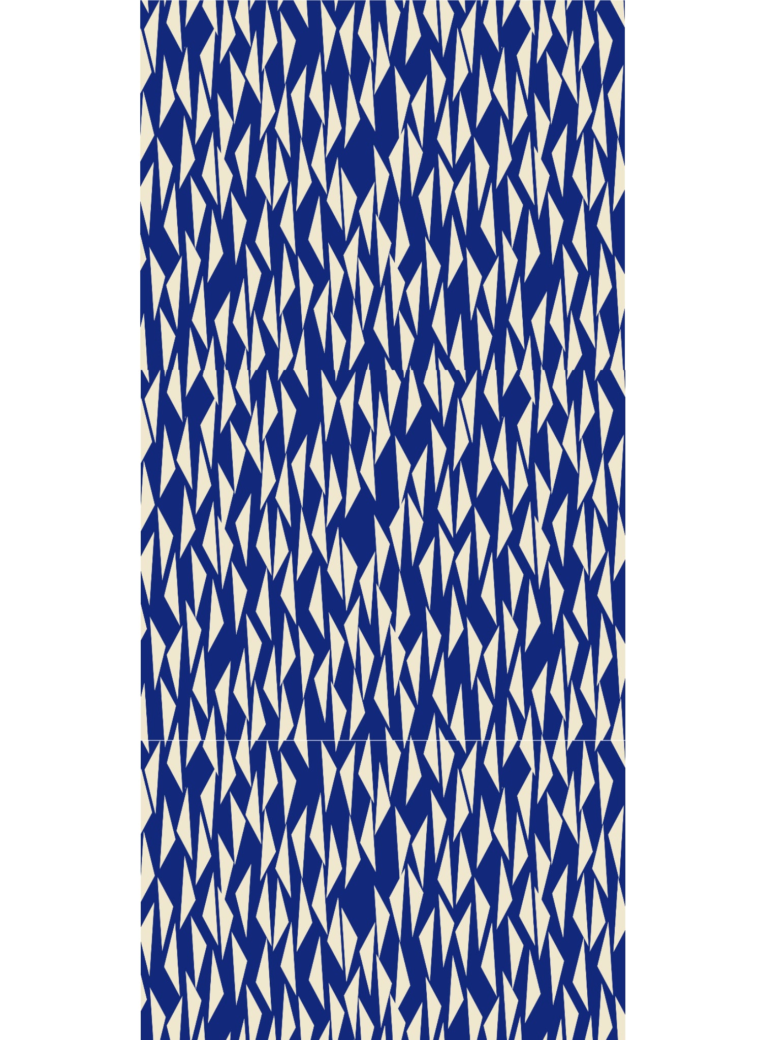 Remnant - 1.5m - Blue Sails - Cotton Linen Blend - Fabric