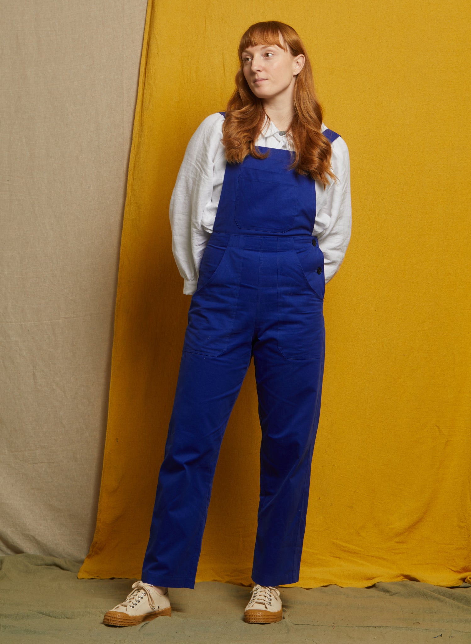 Bonnie Dungarees - Cobalt Blue