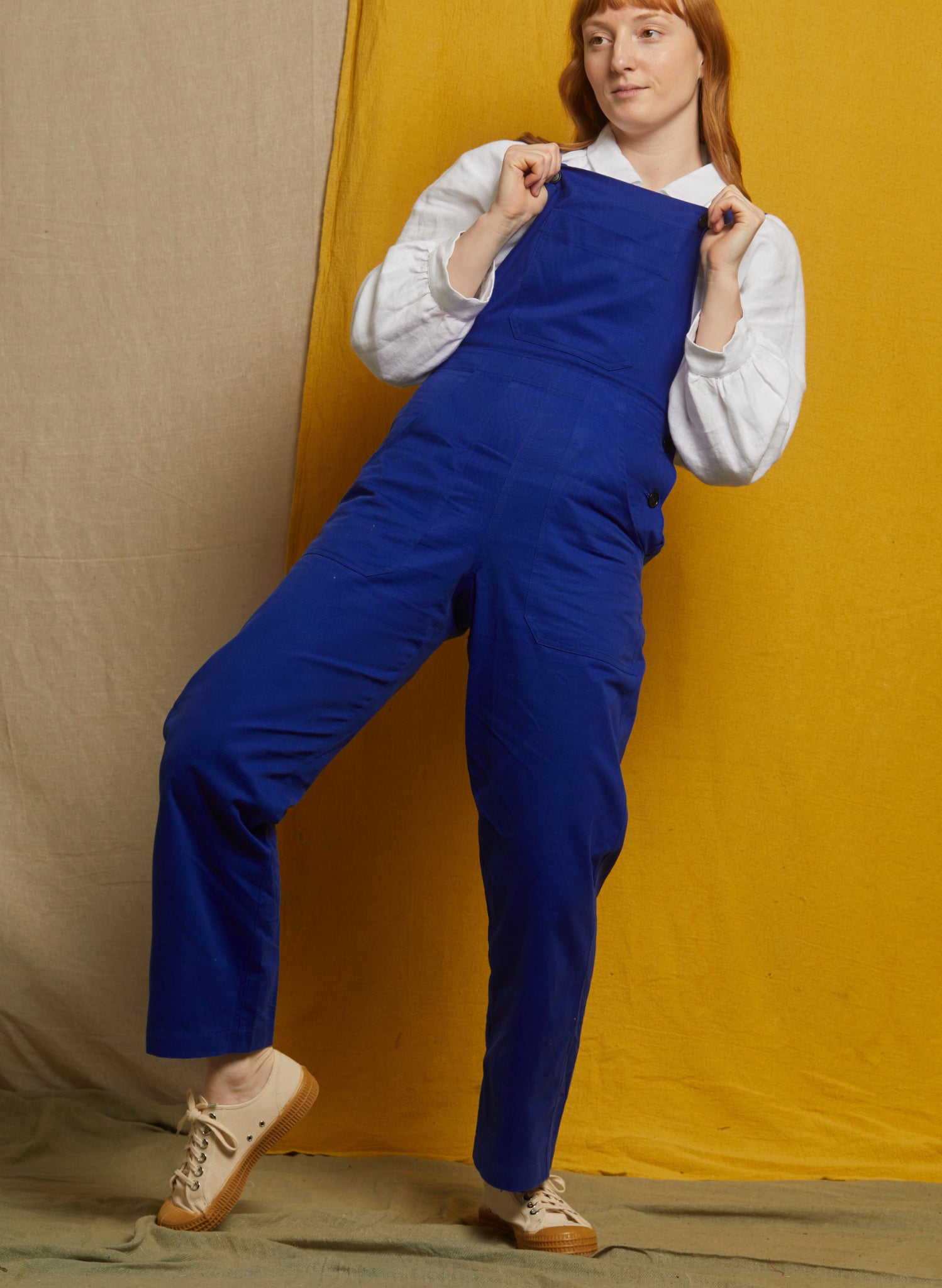 Bonnie Dungarees - Cobalt Blue