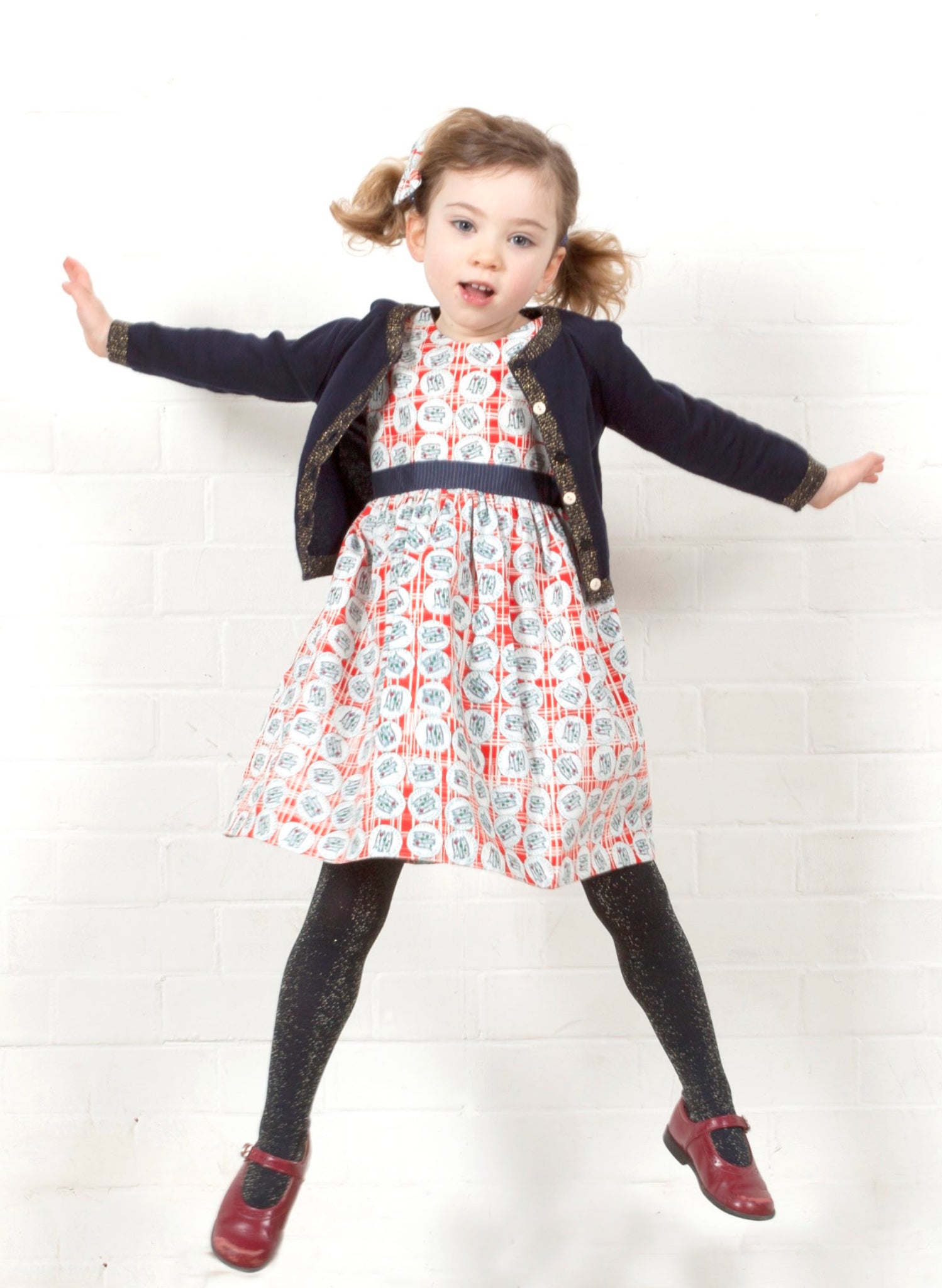 Children's Classic Cardigan - Sparkly Navy