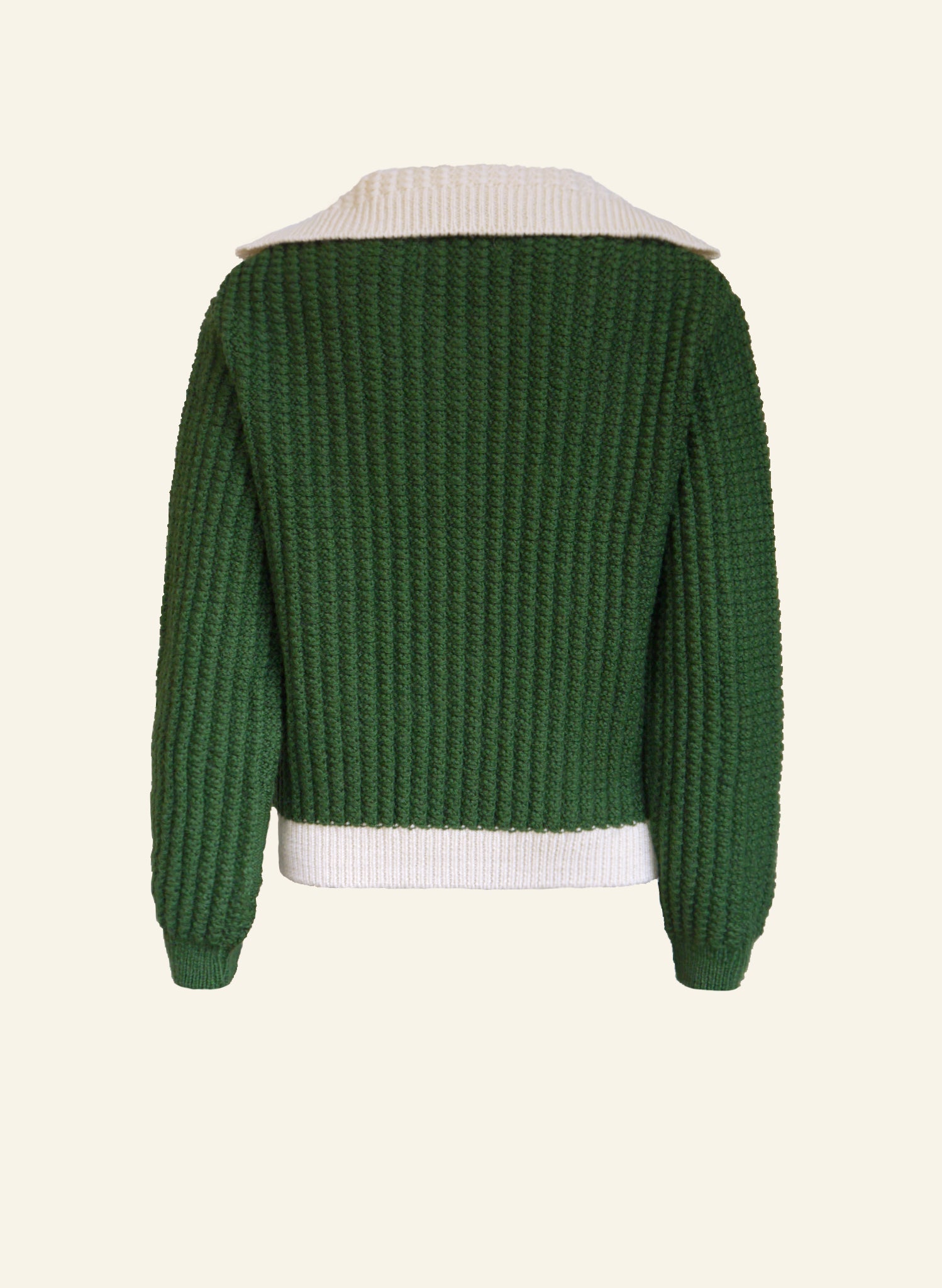 Heritage - 100% British Wool Cardigan - Corvette Green Cardigan