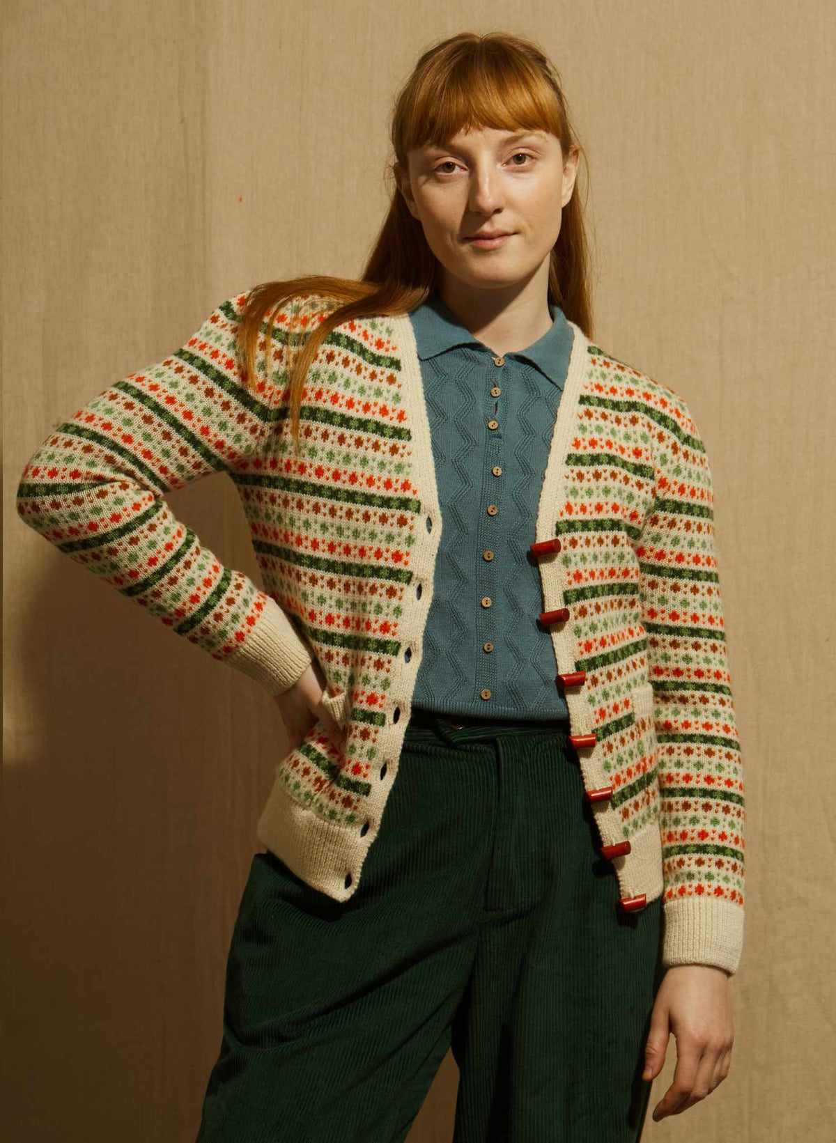 Heritage Cardigan - Popcorn Cream