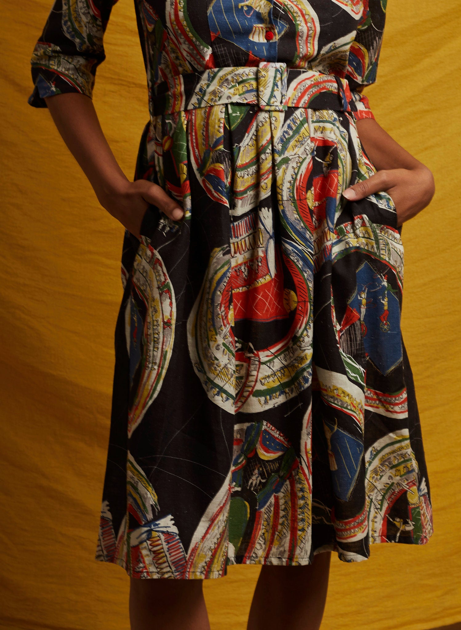 Cynthia Dress - Black Big Top