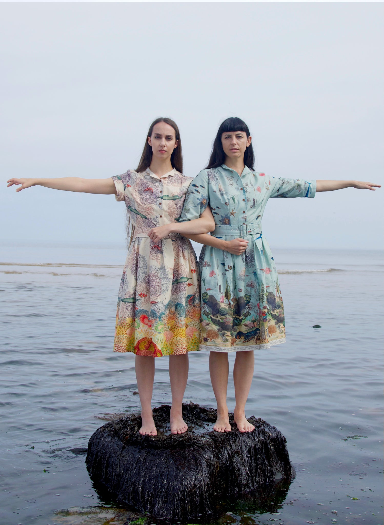 Cynthia Dress - Blue Ocean Jellyfish