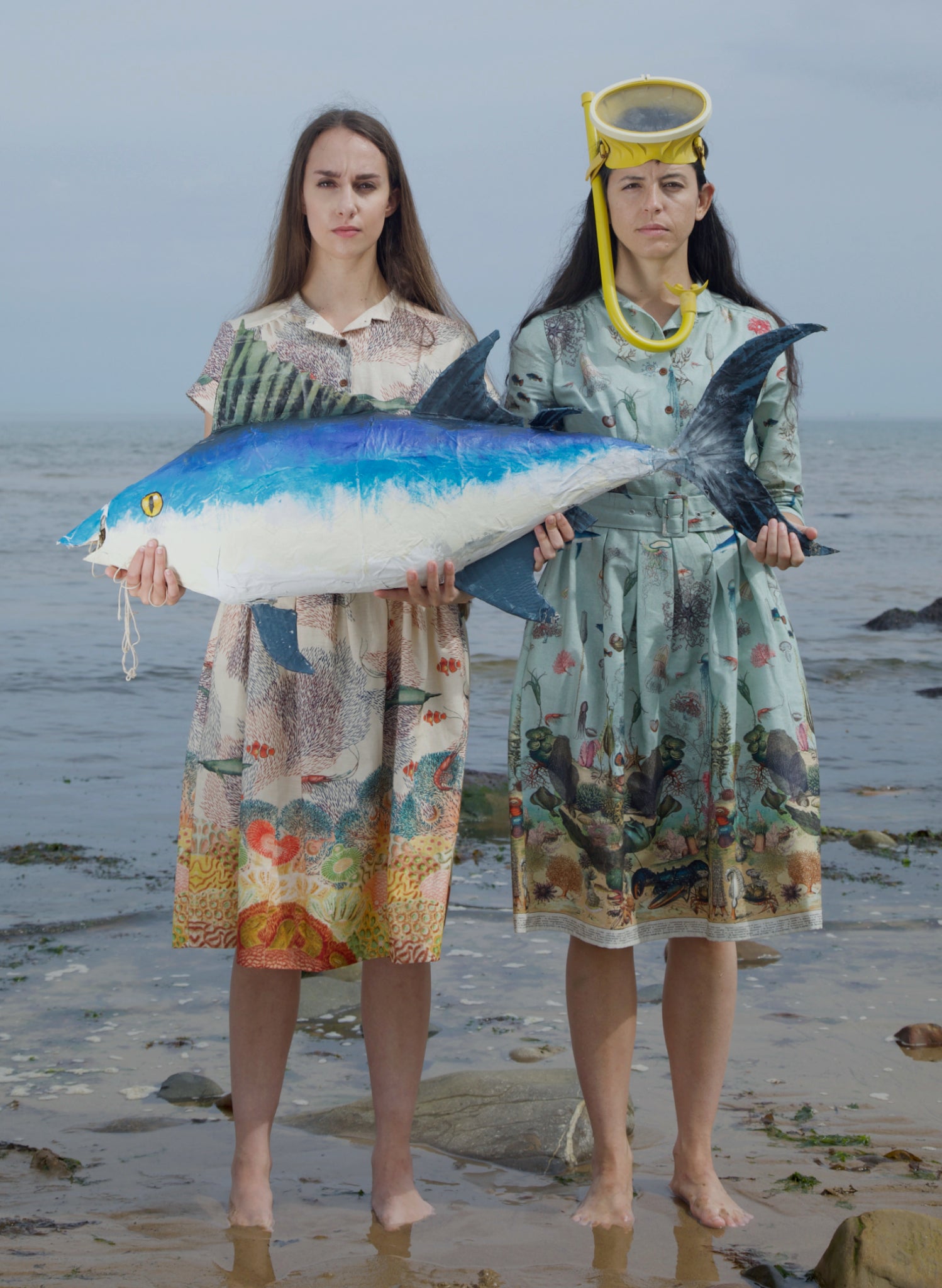Cynthia Dress - Blue Ocean Jellyfish