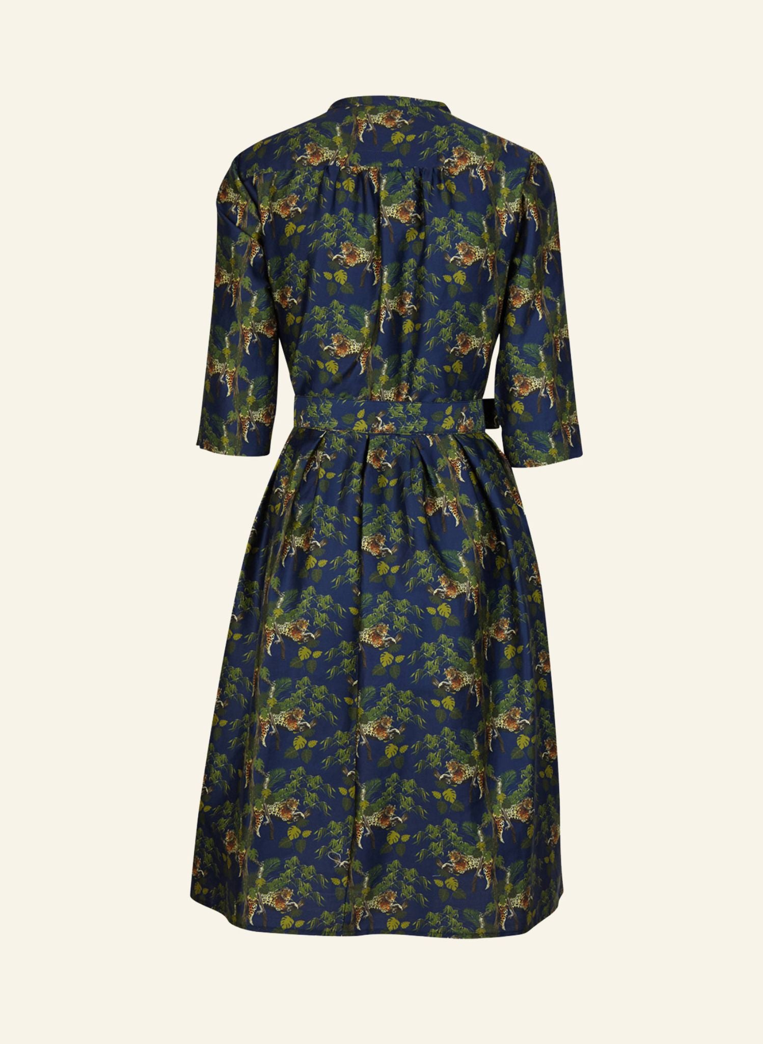 Archive Sale - Size 10 - Cynthia Dress - Navy Leopards