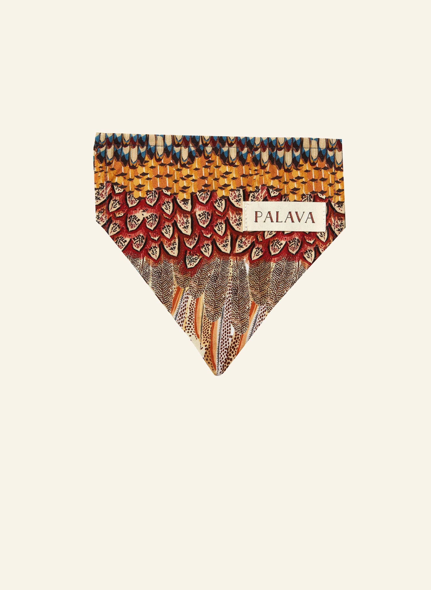 Dog Bandana - Marbled/Ruffled Feathers