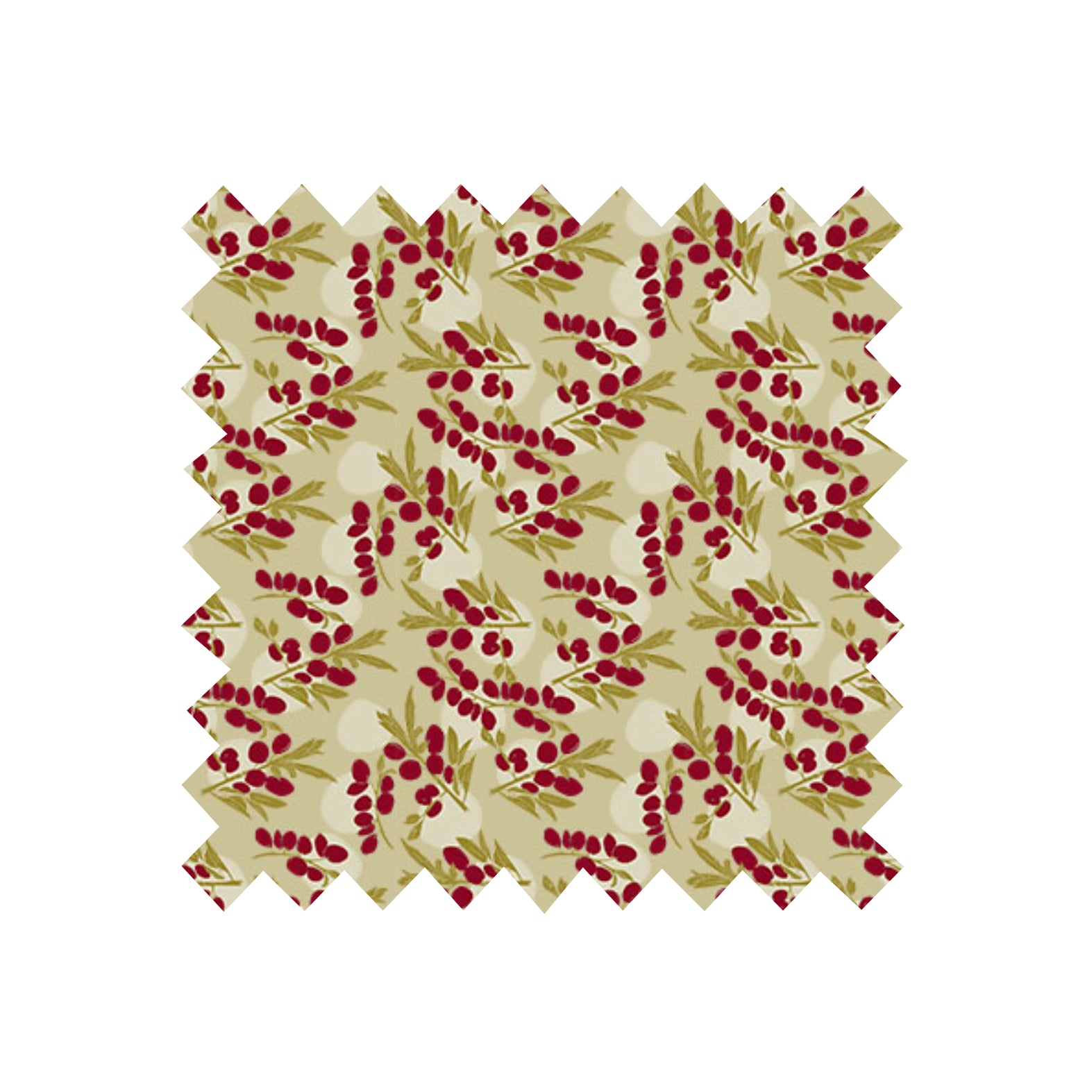 Remnant - 47x126cm - Damson Cream - Tencel