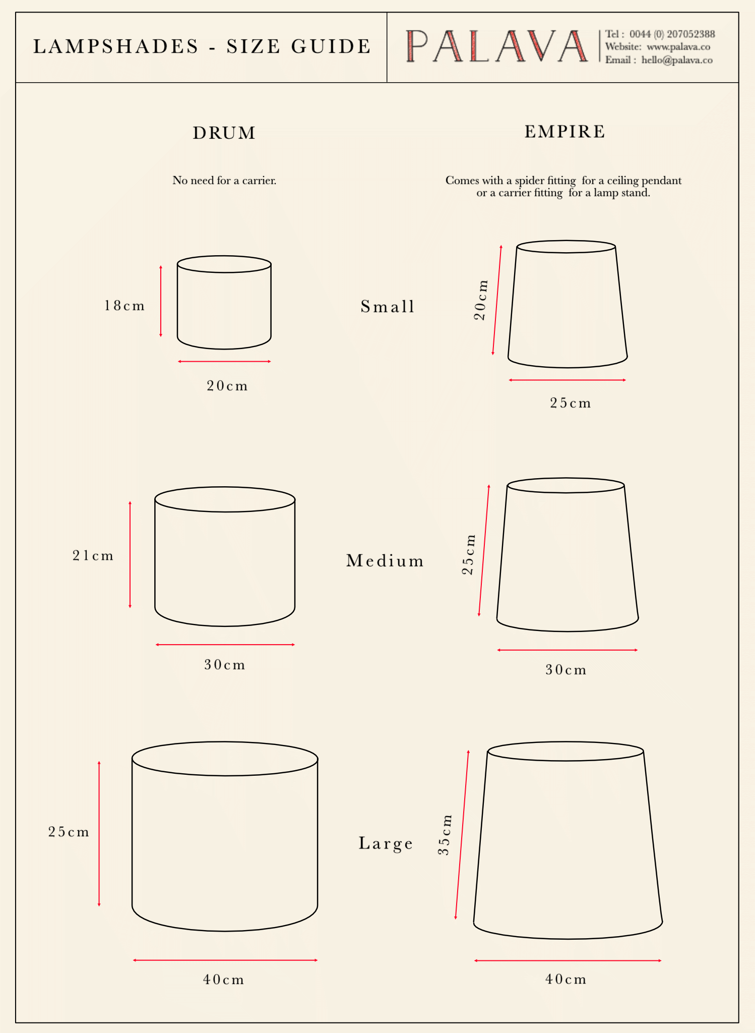 Drum Lampshade - Topiary