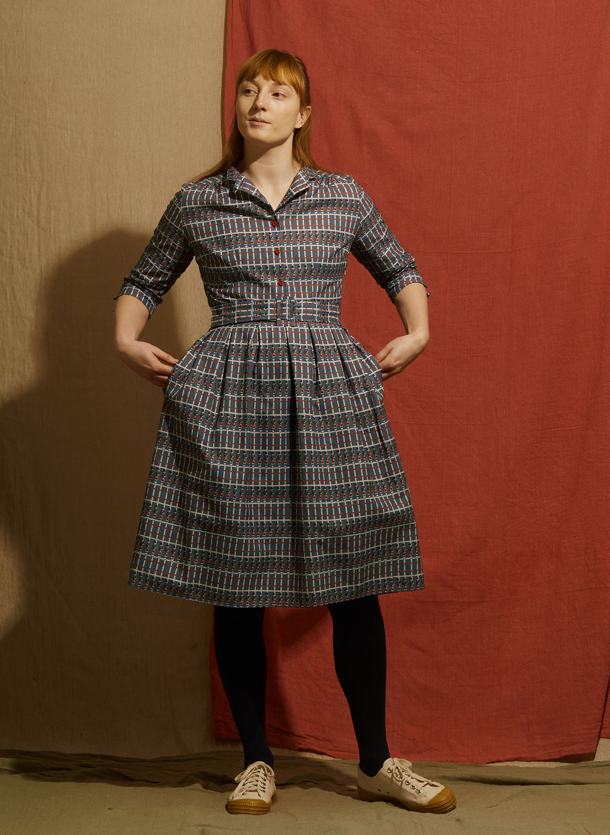 Cynthia Dress - Mineral Blue Bagpipers