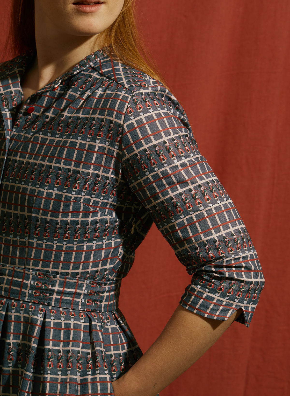 Cynthia Dress - Mineral Blue Bagpipers
