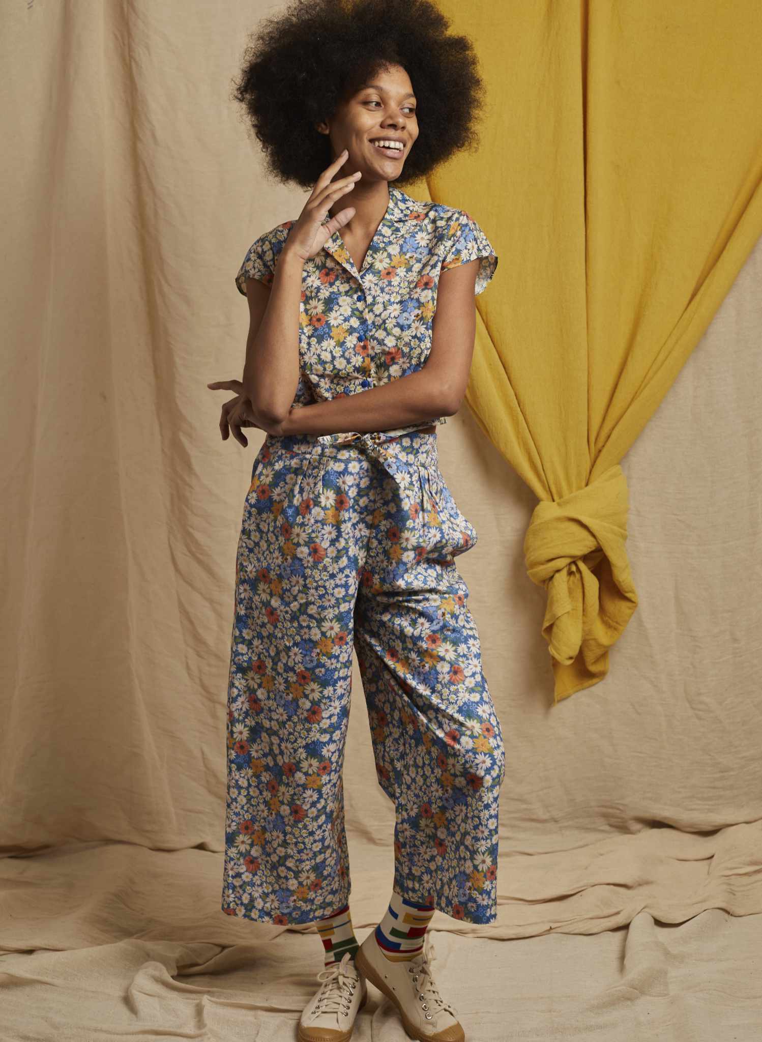 Edith Trouser - Ditsy Daisy