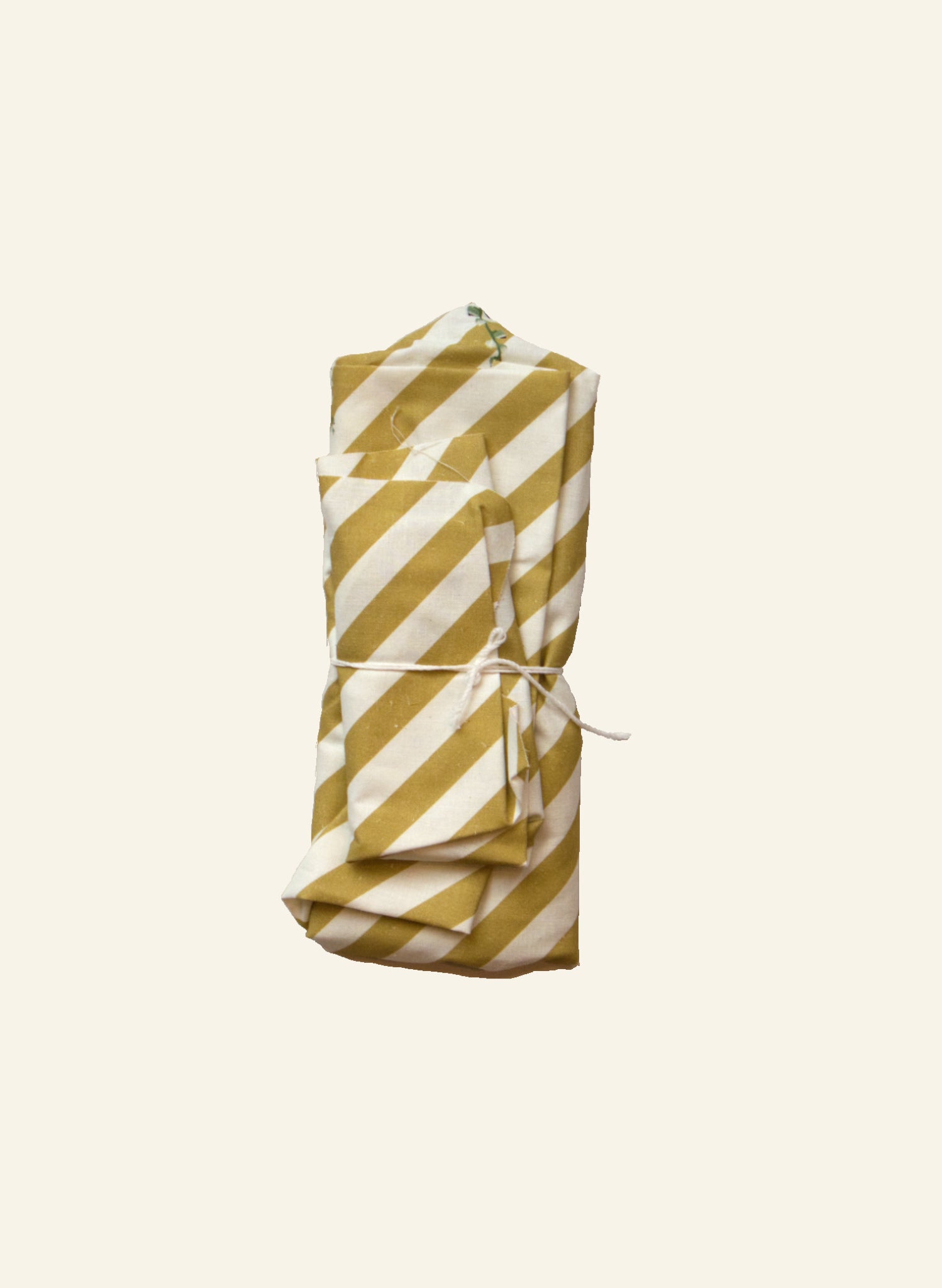 Fabric Bundle - Mustard Stripe