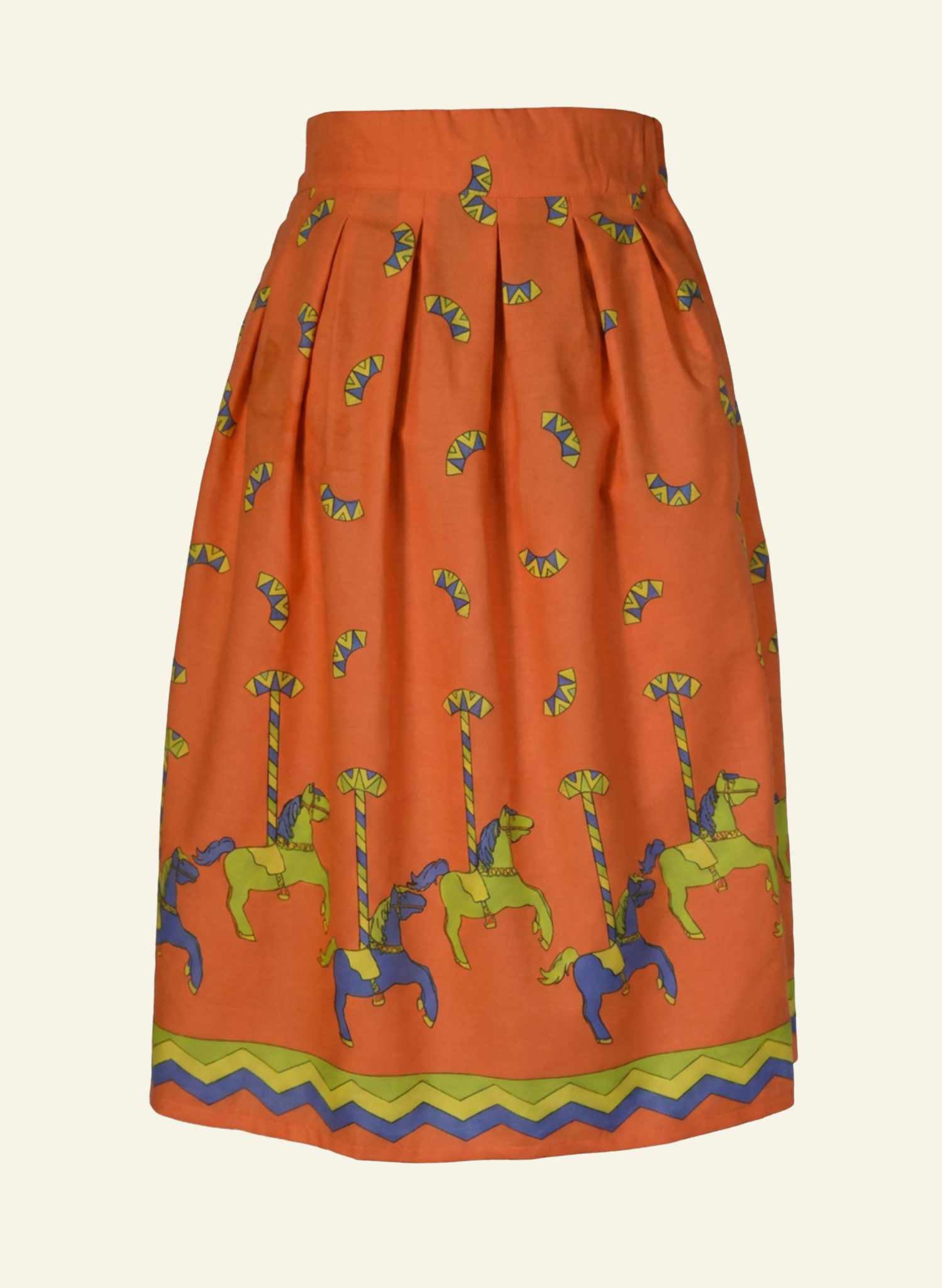 Archive Sale - Florence Skirt - Orange Carousel