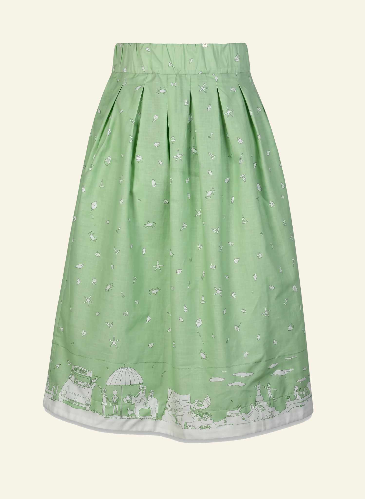 Archive Sale - Florence Skirt - Seaside Green
