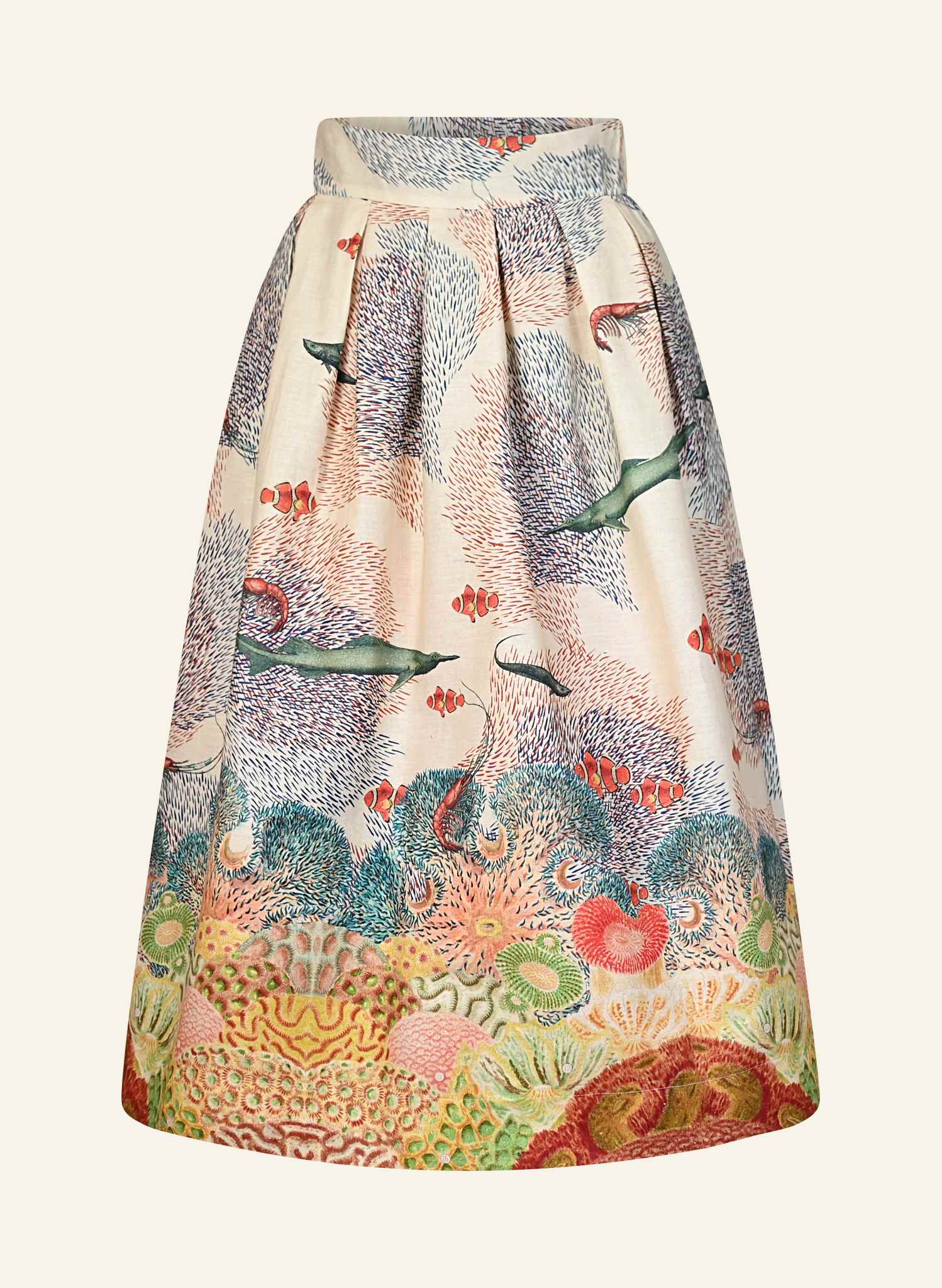 Florence Skirt - Ivory Coastal Migration