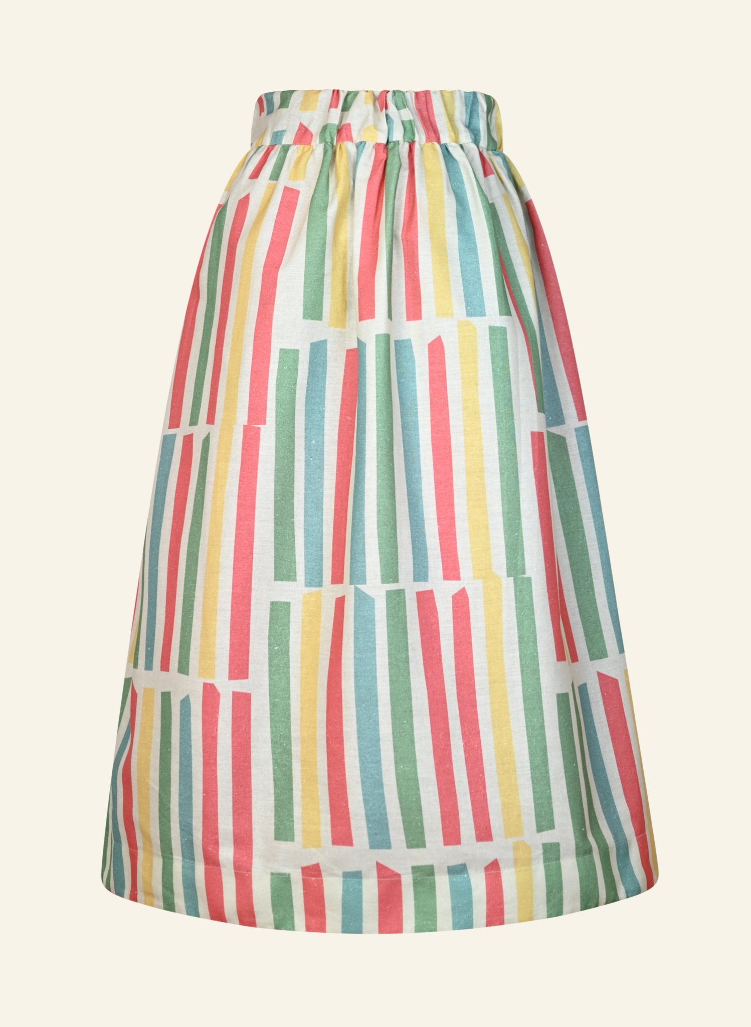 Florence Skirt - Multi Beach Stripe