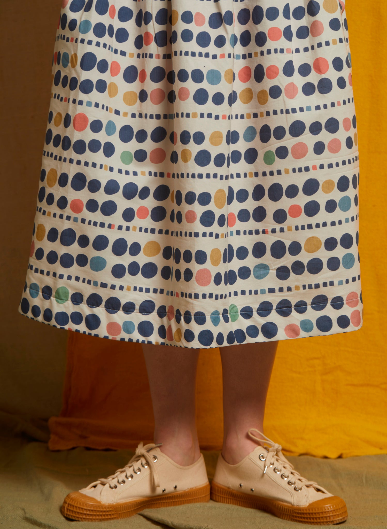Florence Skirt - Cream Spot