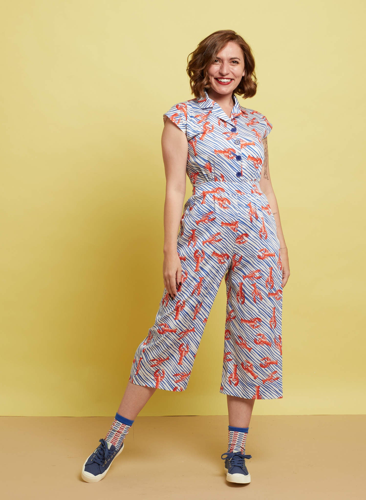 100% TENCEL™ Lyocell Lobster Jumpsuit | Made in the UK
