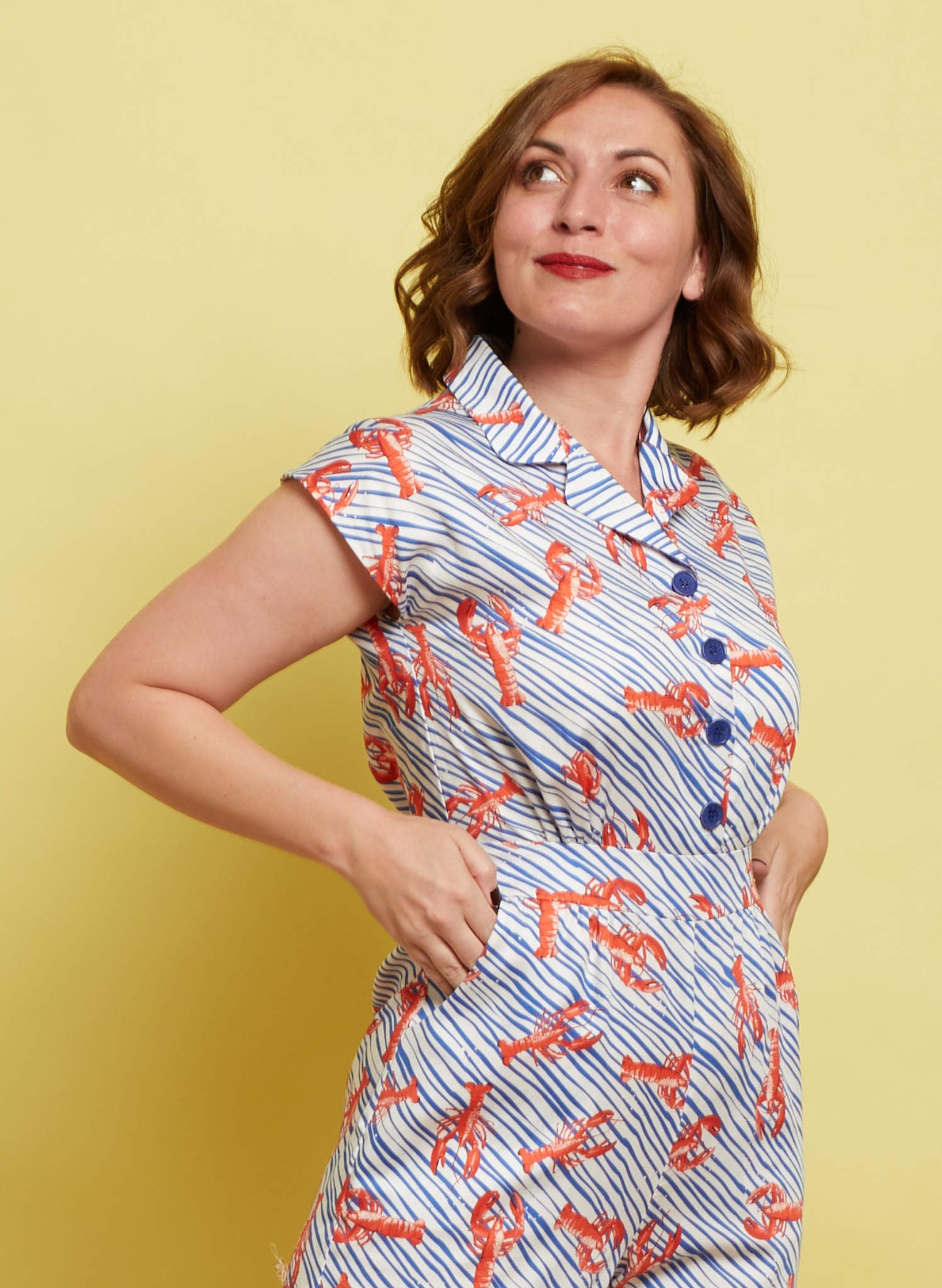 100% TENCEL™ Lyocell Lobster Jumpsuit | Made in the UK