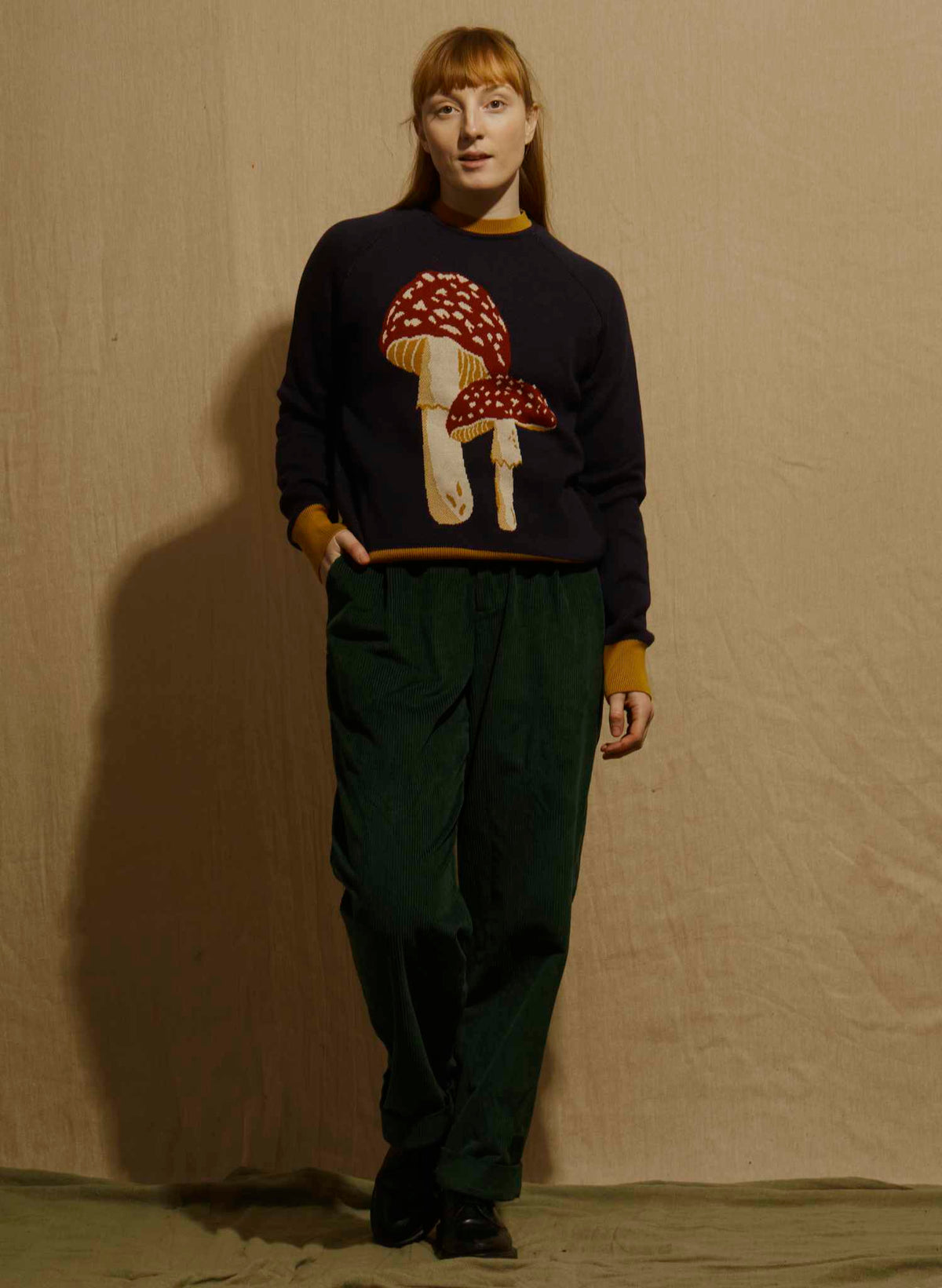 Fred - Navy Mushroom Jumper
