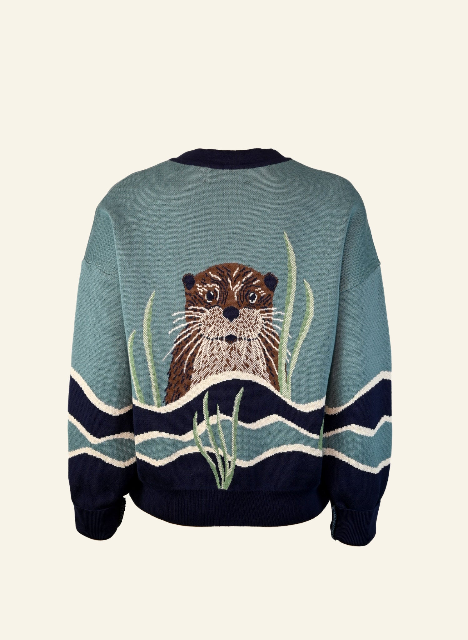 George - Mineral Blue Otter Comfy Cardigan