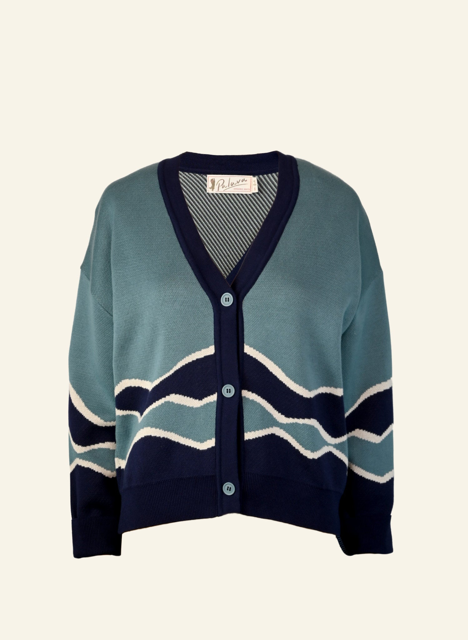 George - Mineral Blue Otter Comfy Cardigan
