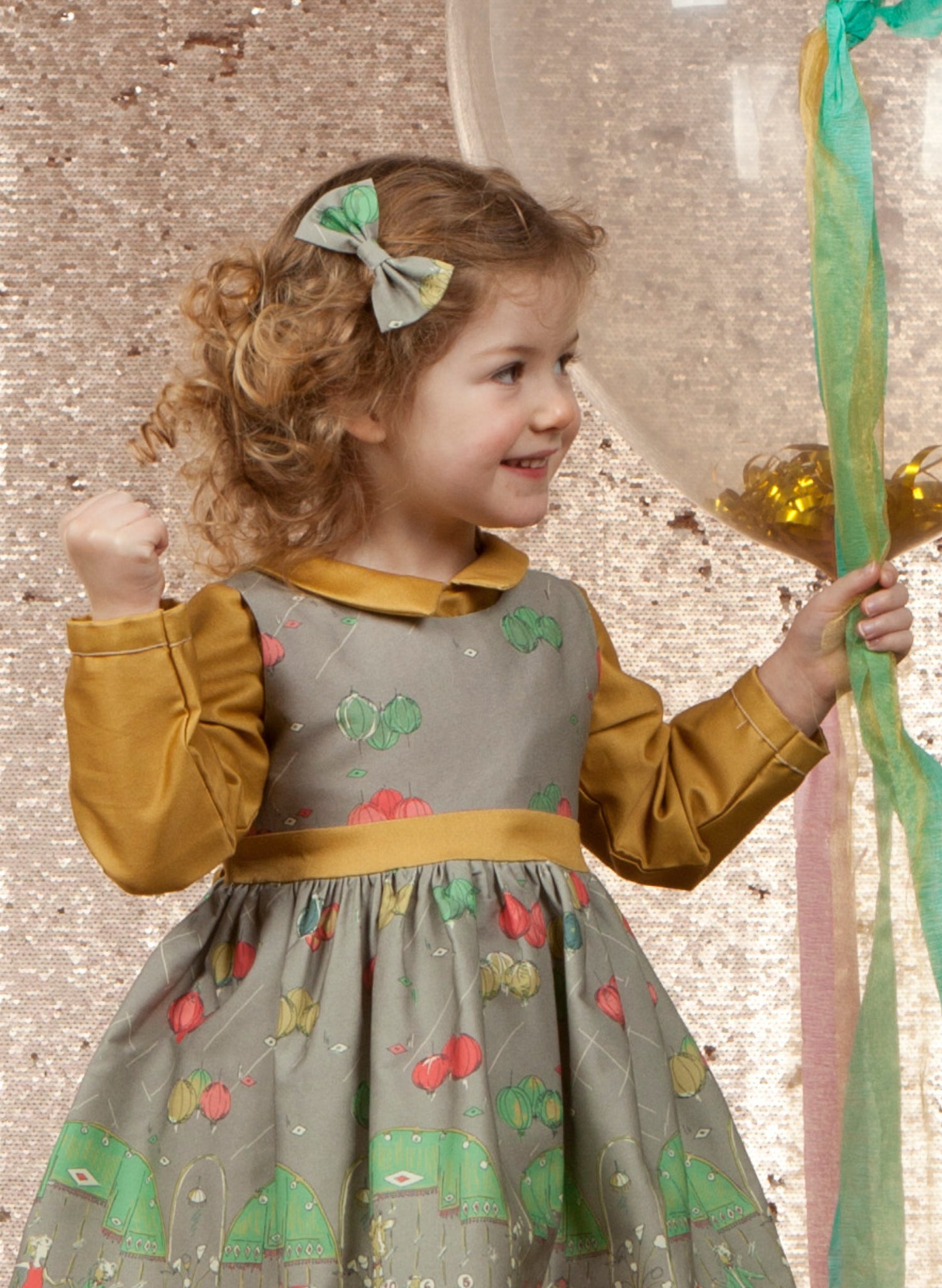 Bow Clips - Autumn Prints