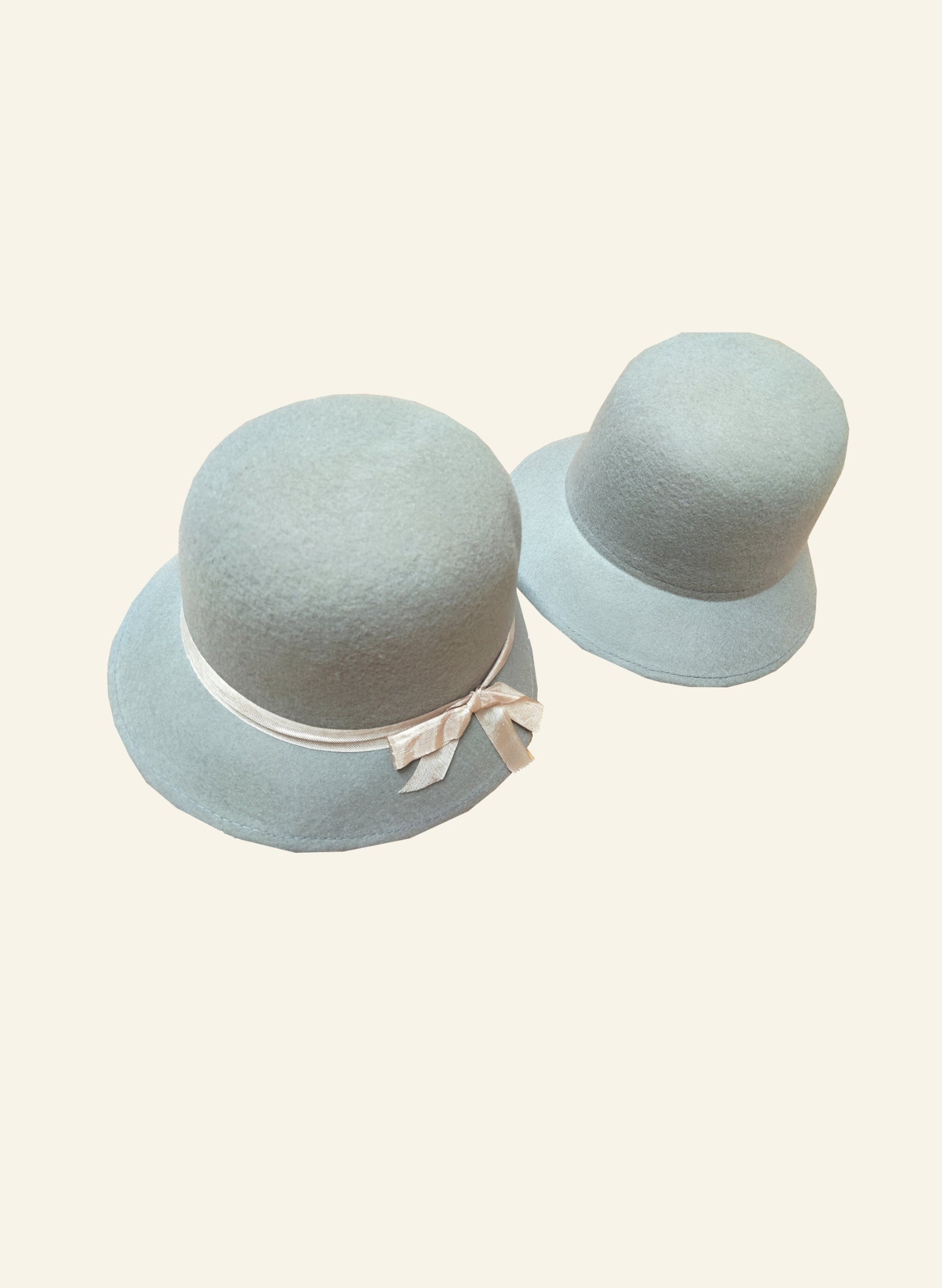 Archive Sale - Children's Cloche Hat - Grey