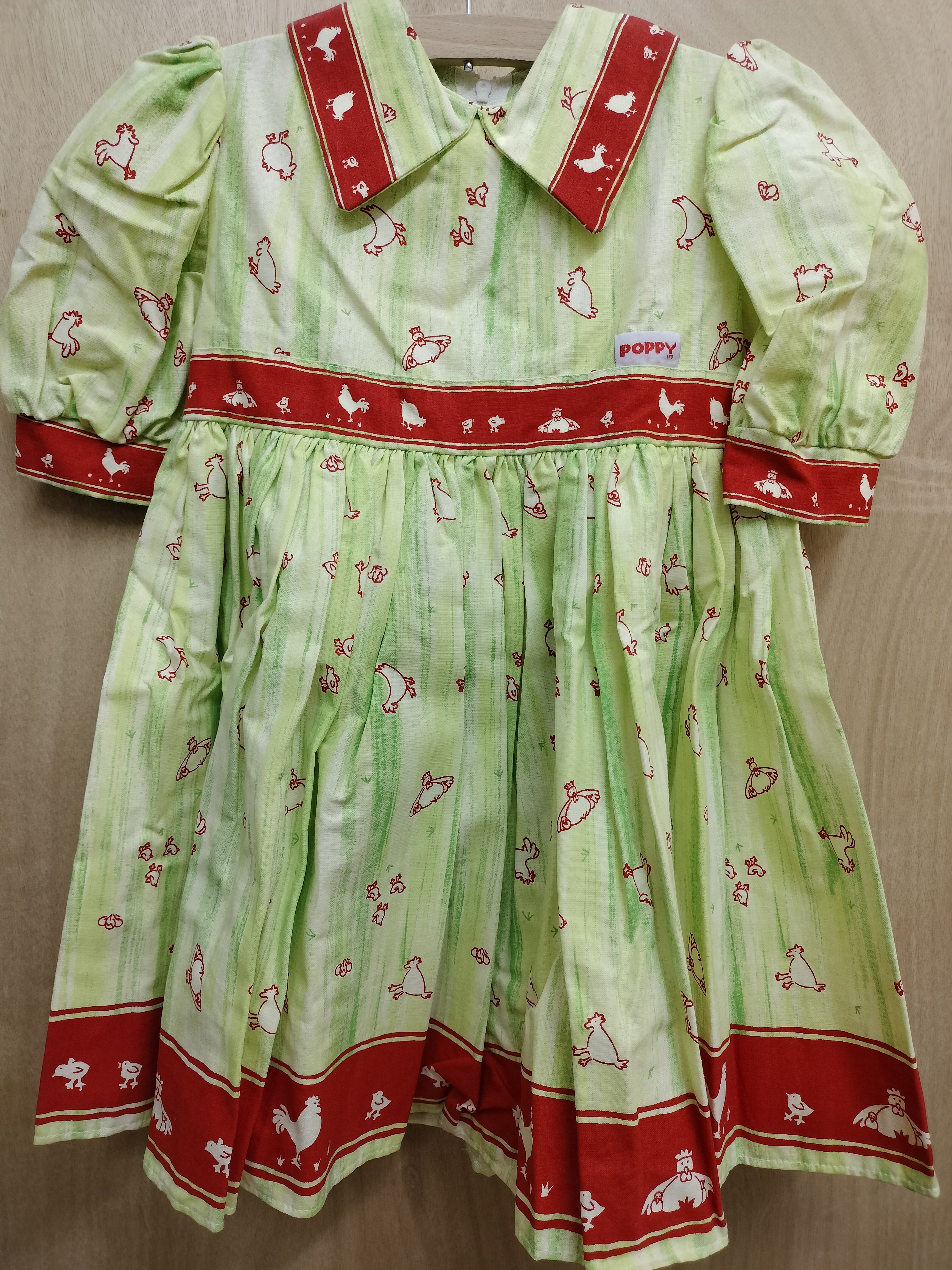 Archive Sale - Charlotte Dress - Mint Hens