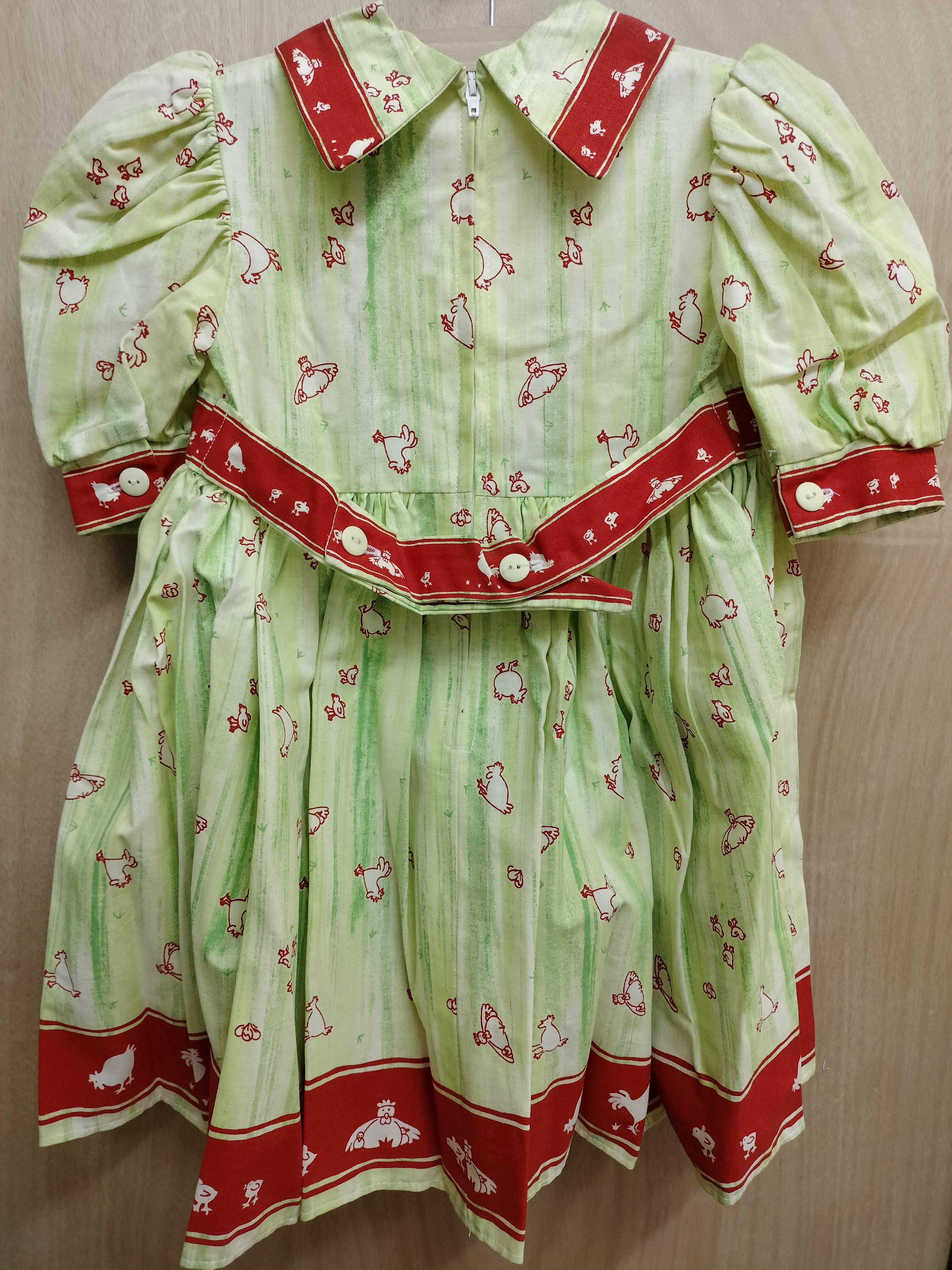 Archive Sale - Charlotte Dress - Mint Hens