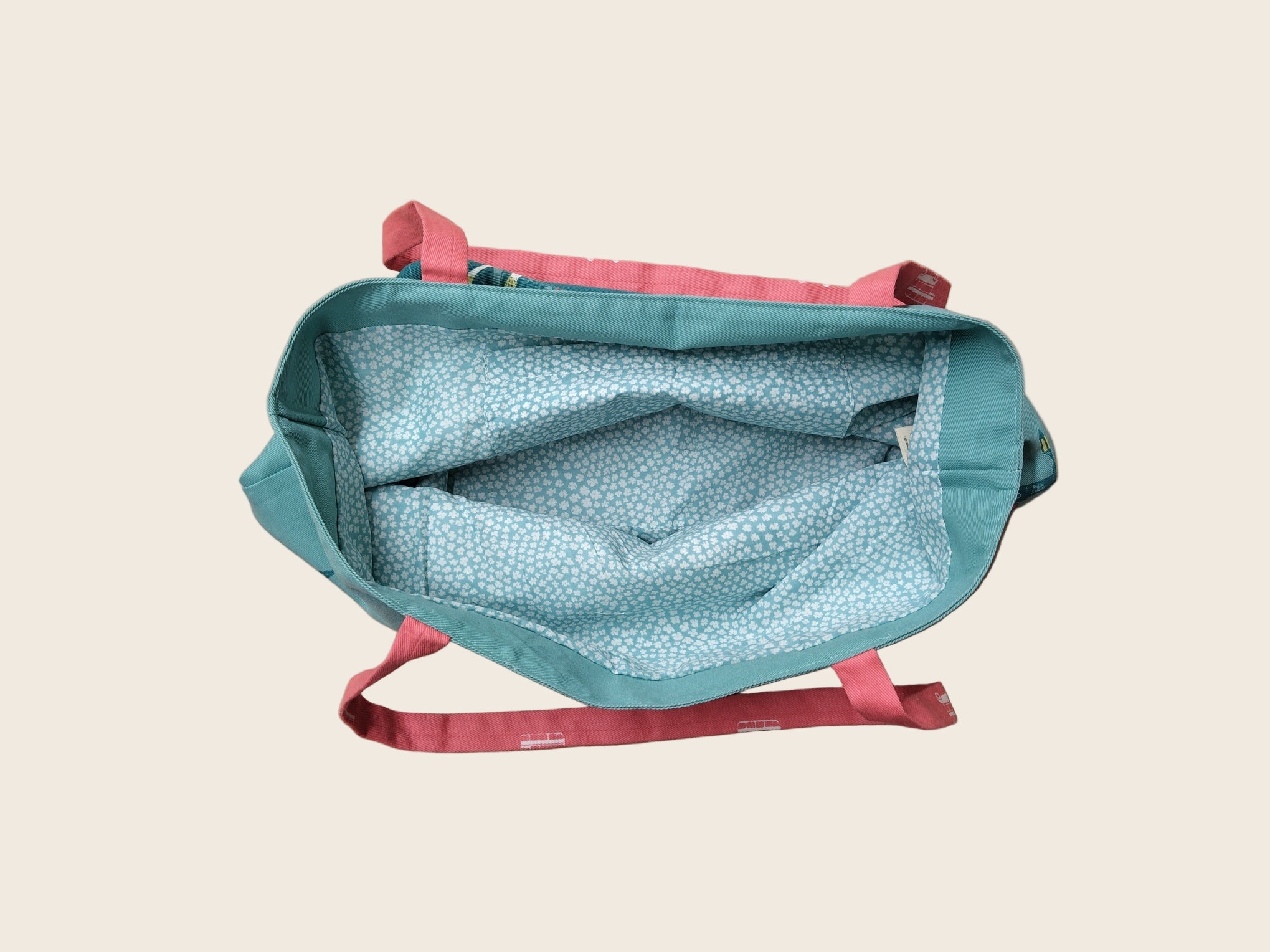 Large Shopper - Turquoise London