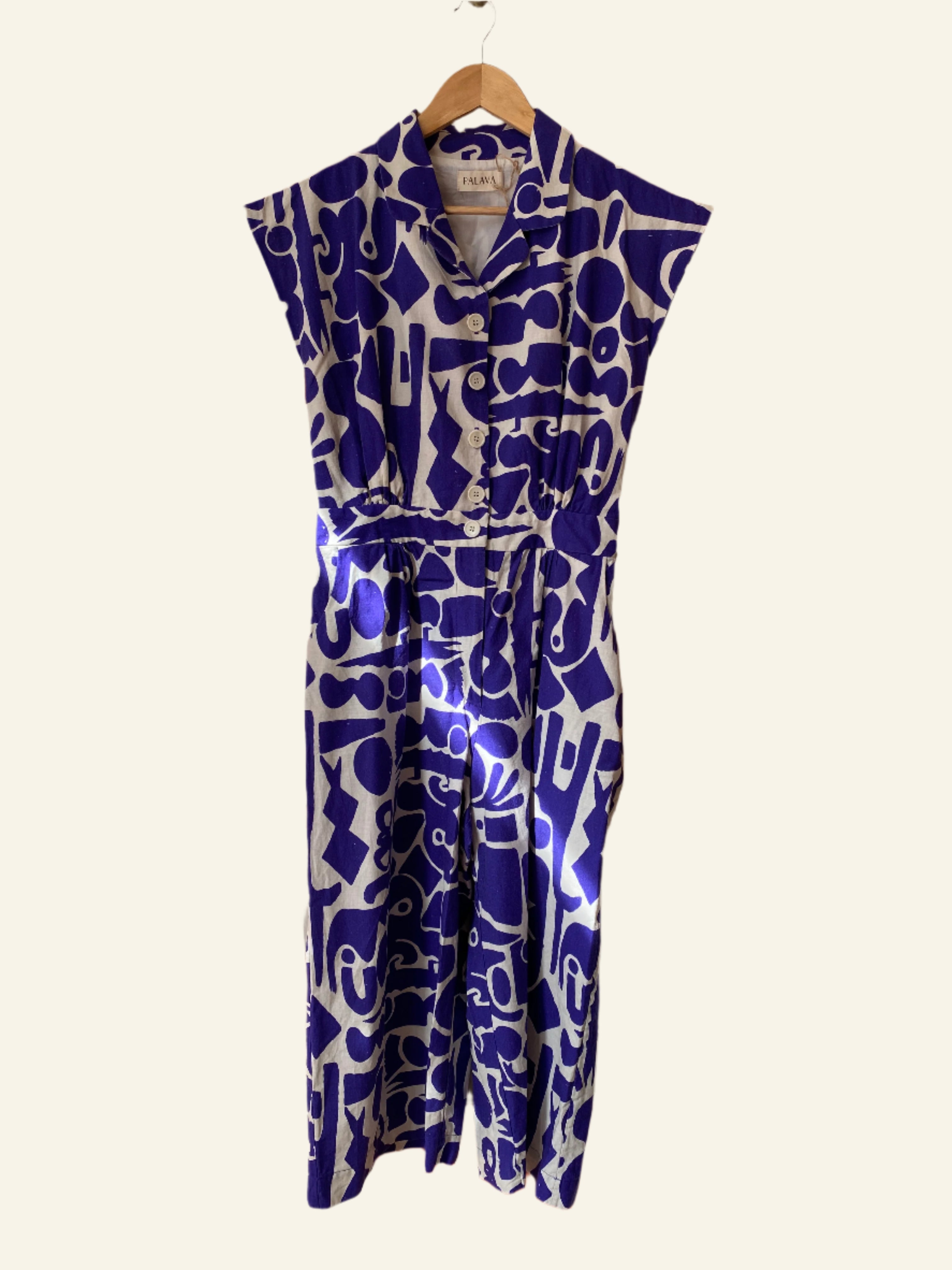 PRE LOVED - Francesca - Blue Cave Jumpsuit